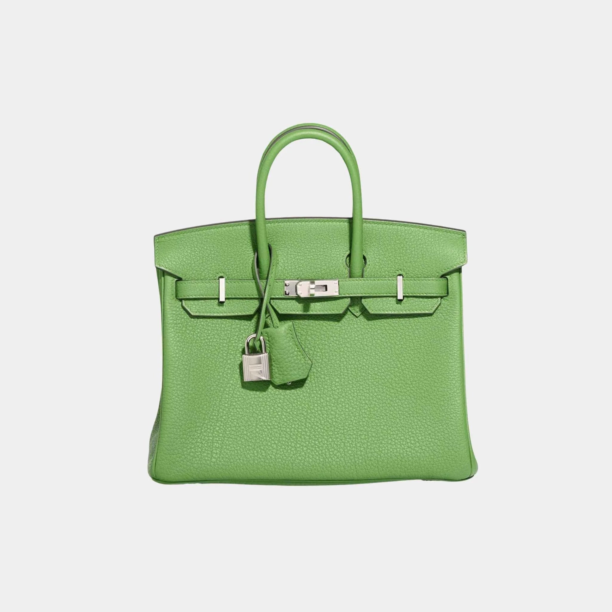 Hermes Birkin 25 Togo Vert Yucca, Front