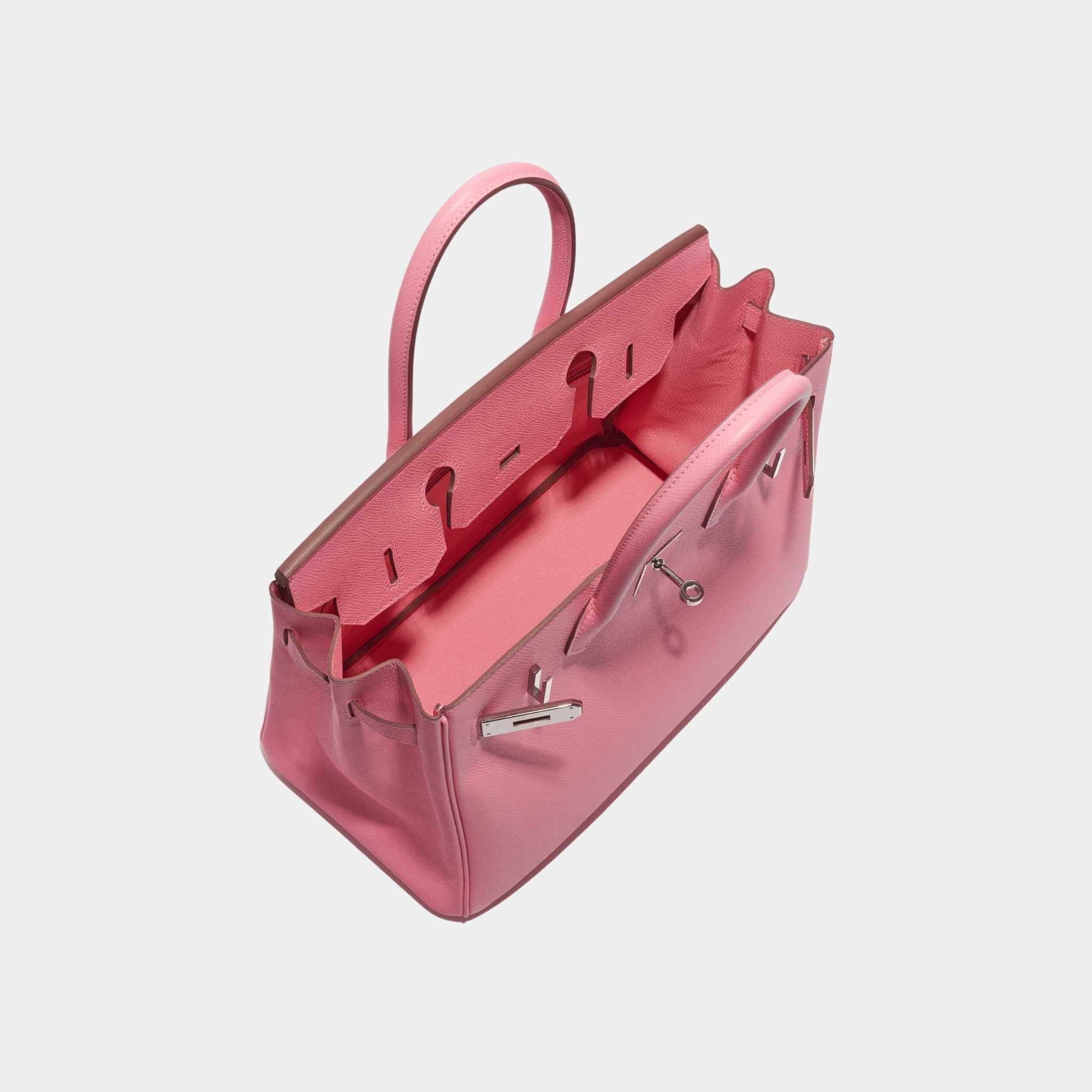 Hermes Birkin 30 Epsom Rose Confetti PHW, Top