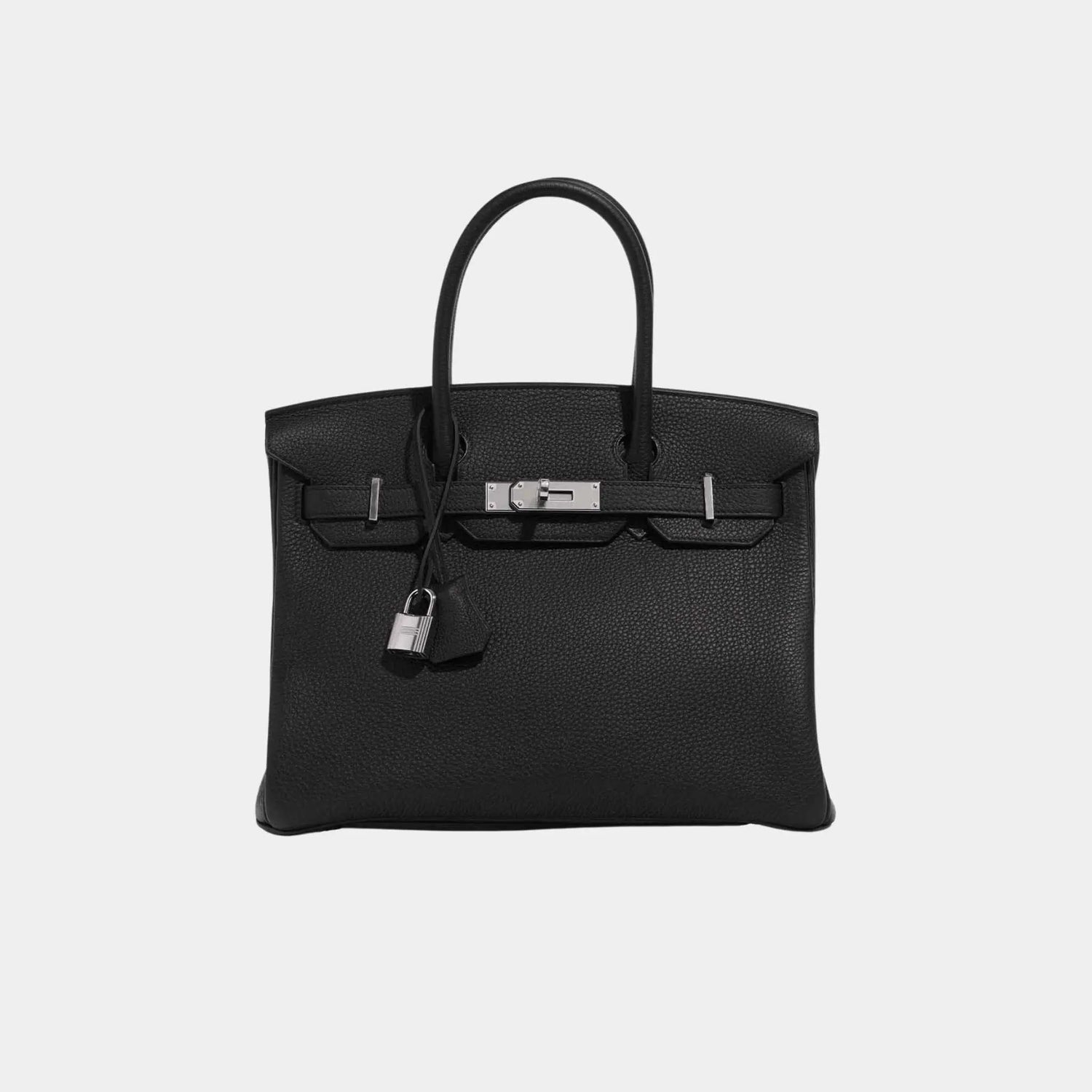 Hermes Birkin 30 Togo Black PHW, Front