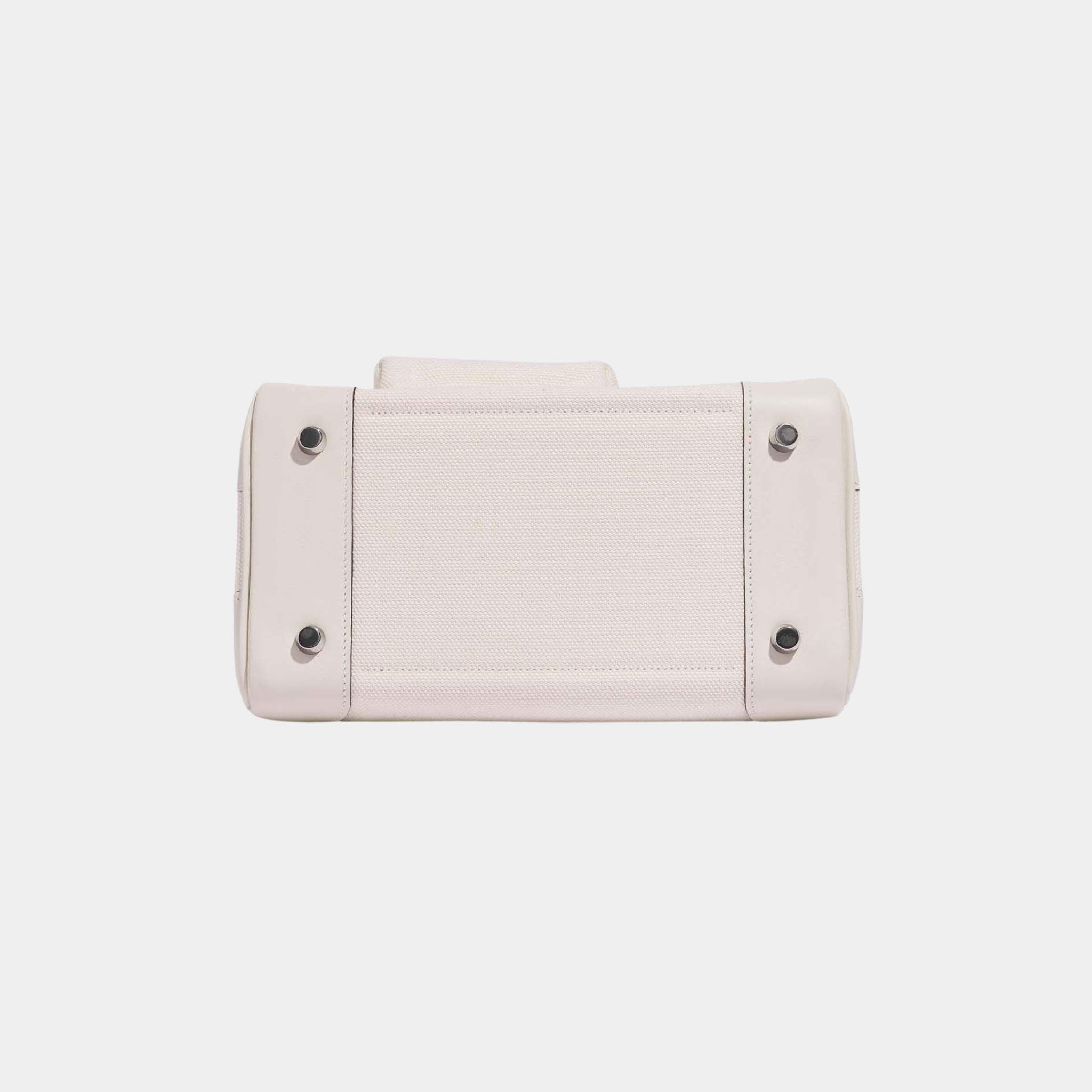 Hermes Birkin Cargo 25 Toile Swift Nata, Bottom