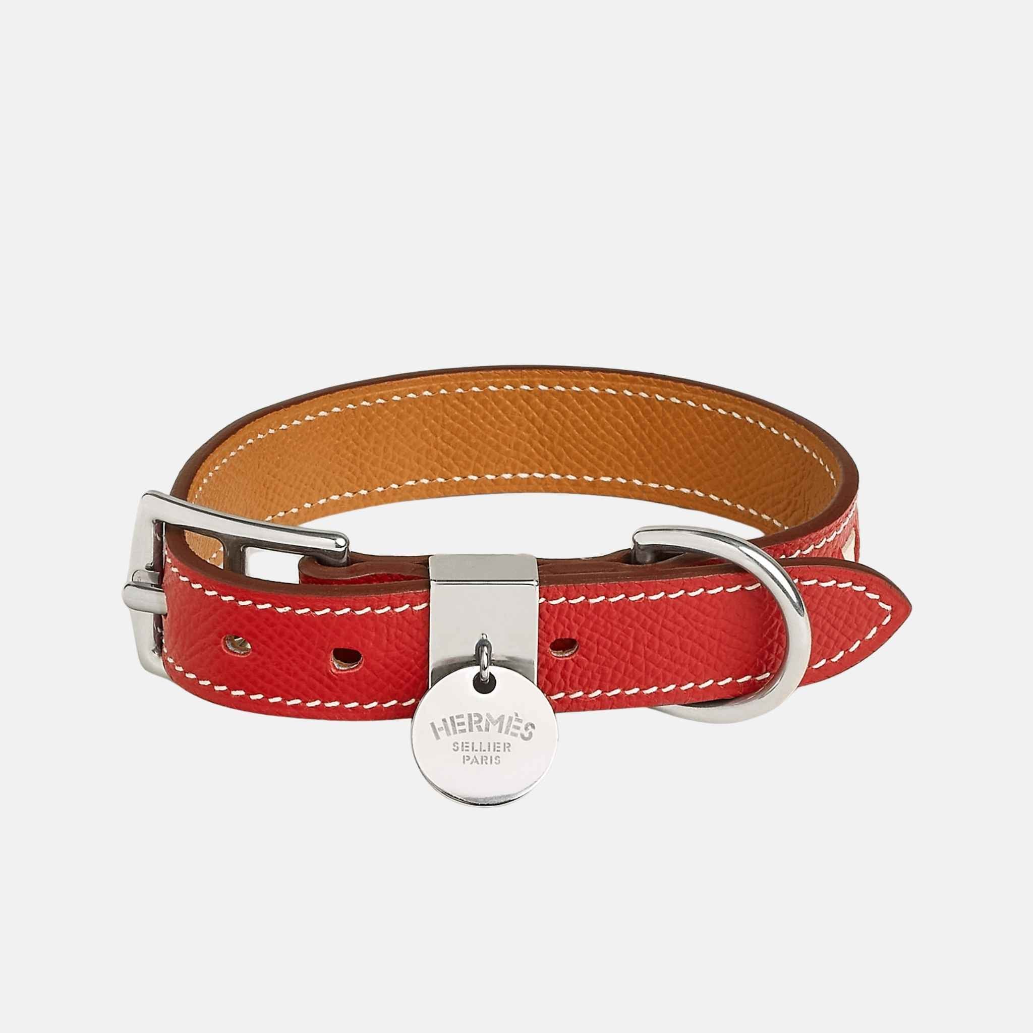 Hermes Braided Luxury Dog Collar, Rogue Casaque