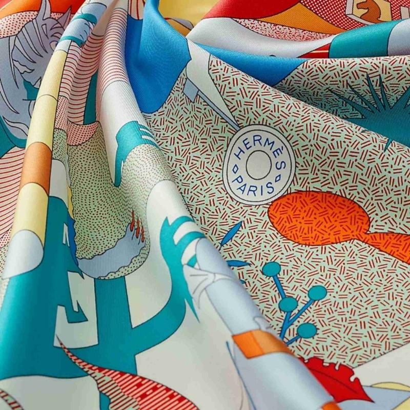 Hermes Ca Decoiffe ! Scarf 90, Close