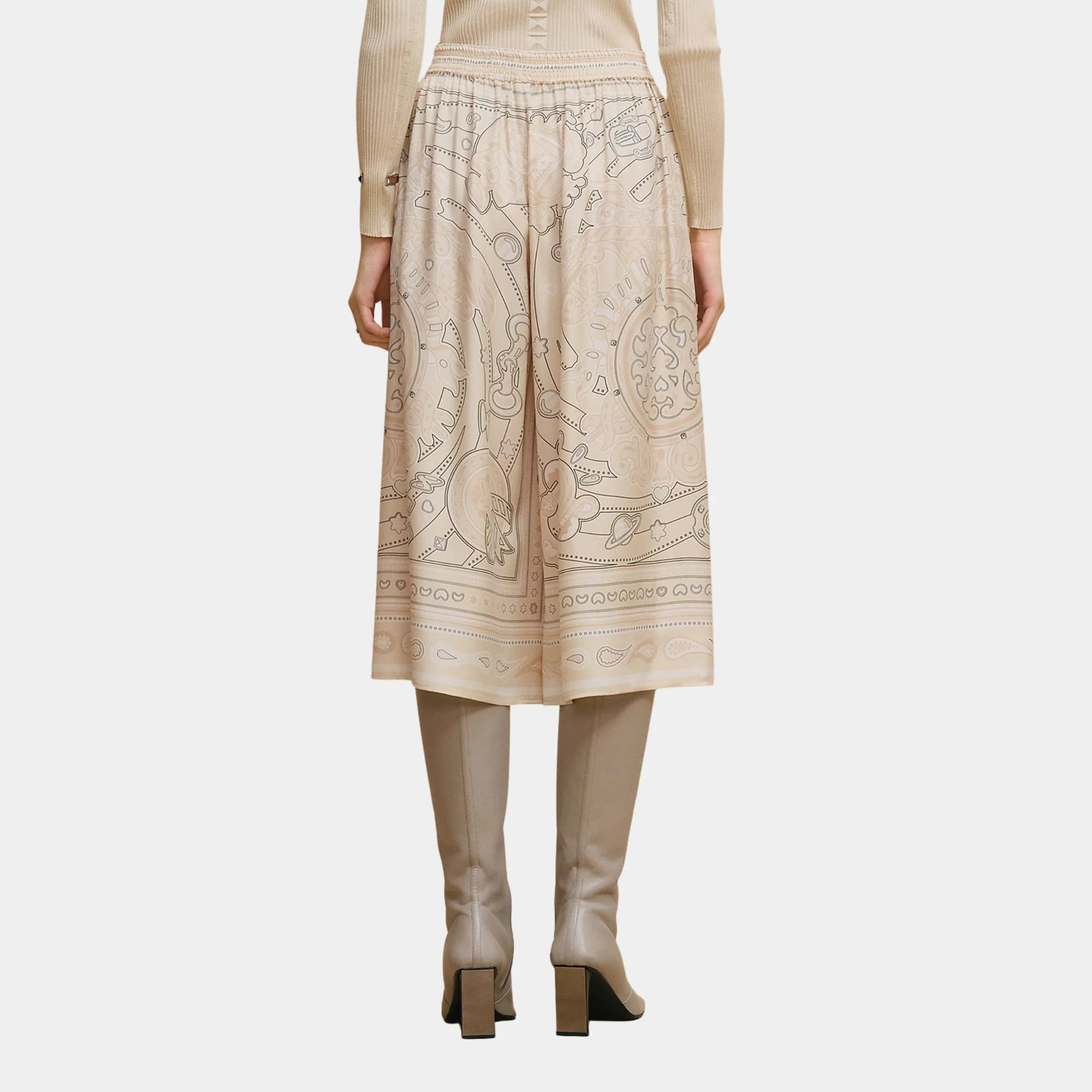 Hermes Candy Libris Bandana Short Pants, Back