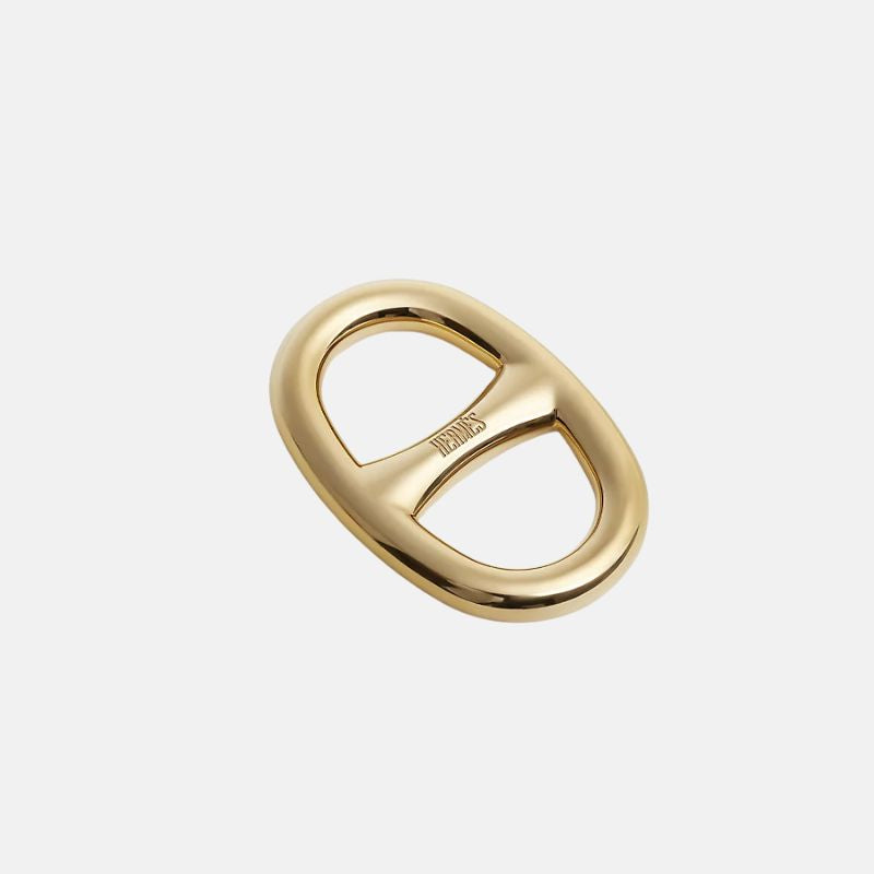 Hermes Chaine D Ancre Scarf 90 Ring, Permabrass