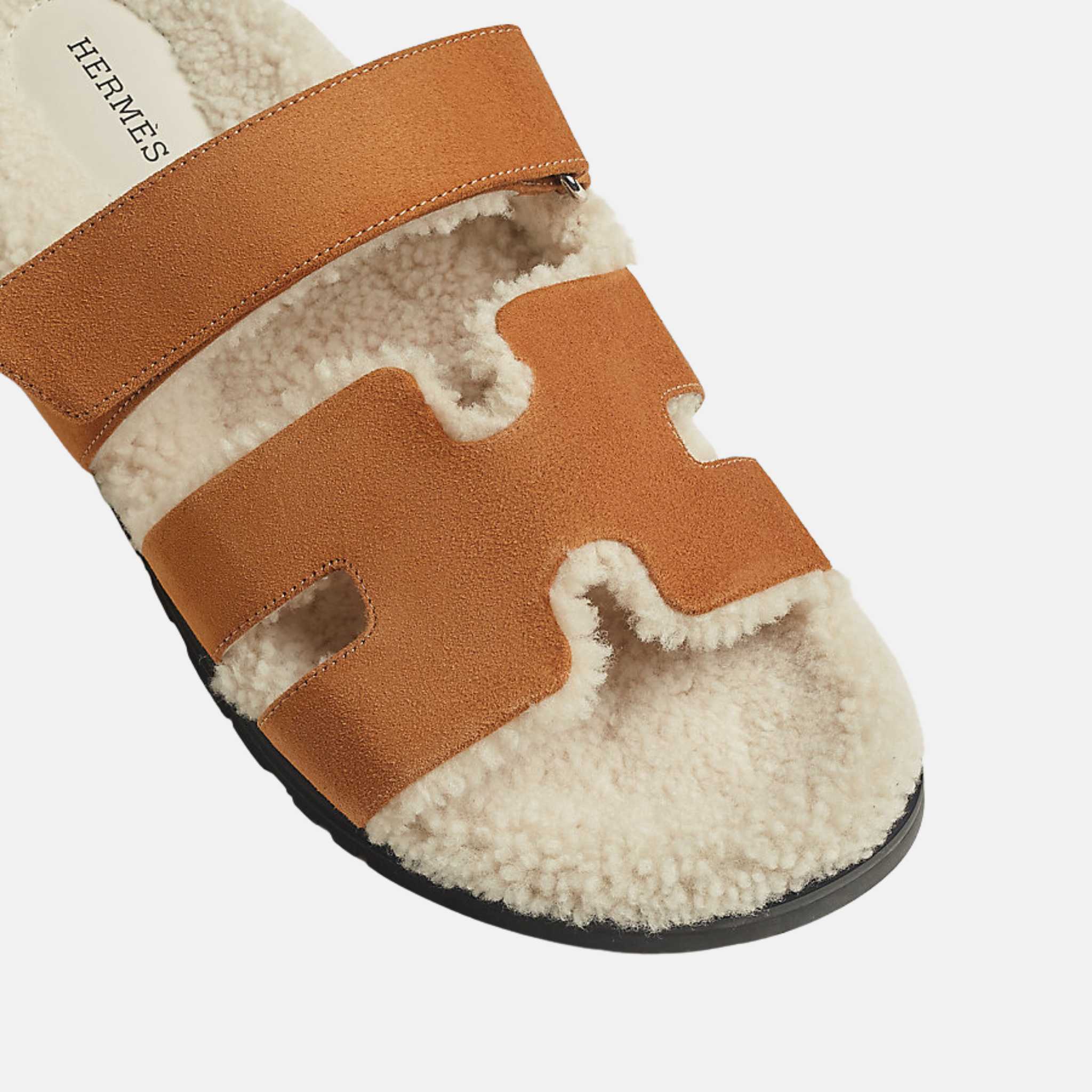 Chypre Sandal Suede Goatskin With Shearling Lining