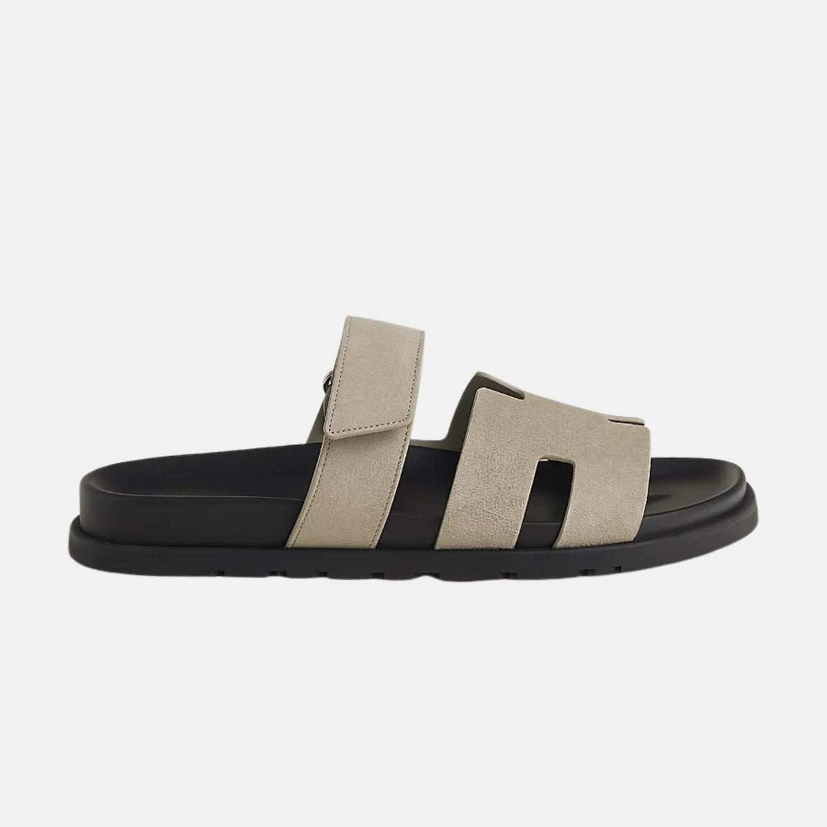 Chypre Sandals Suede Men — Beige Esquisse