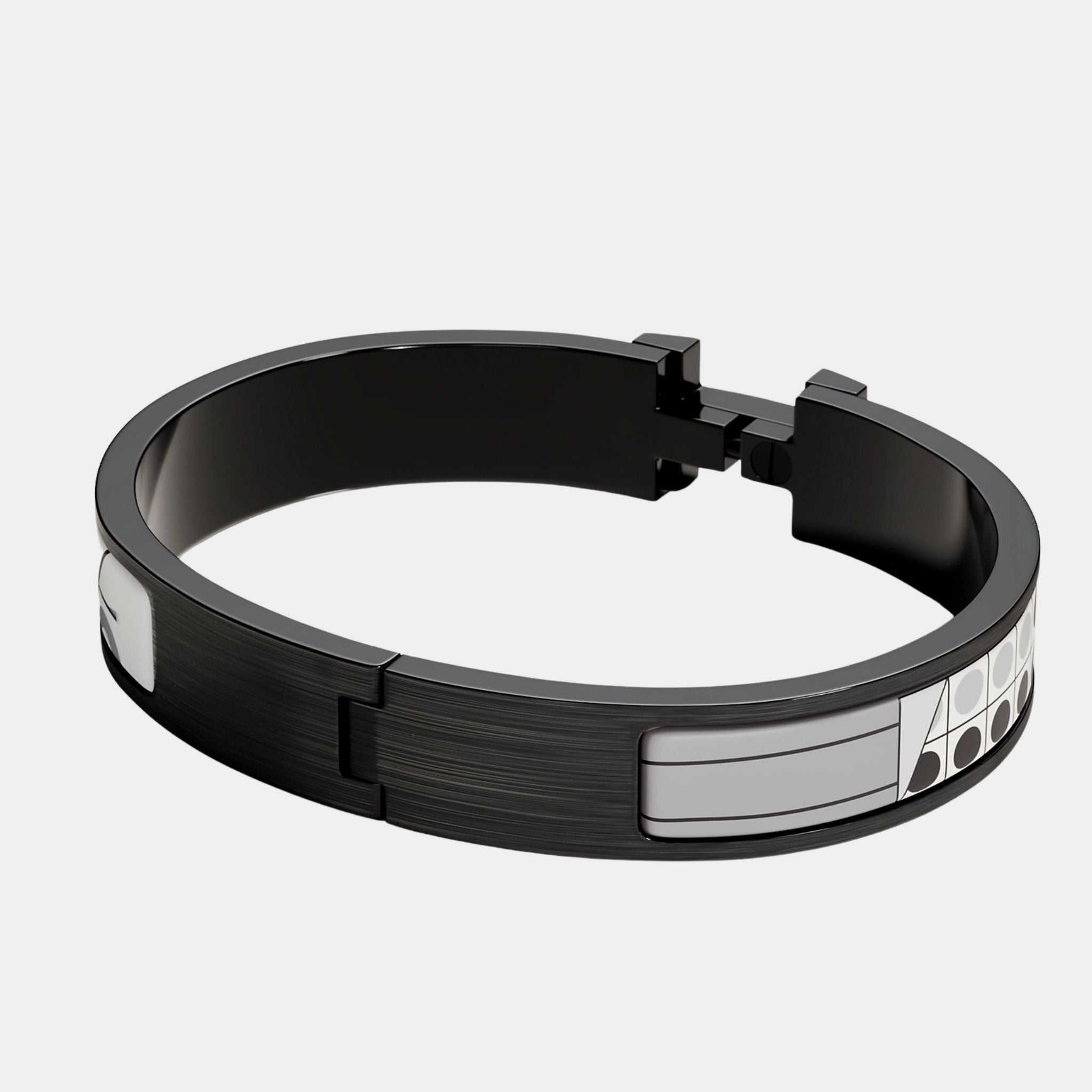 Hermes Clic HH Top Depart Bracelet Palladium Plated, Back