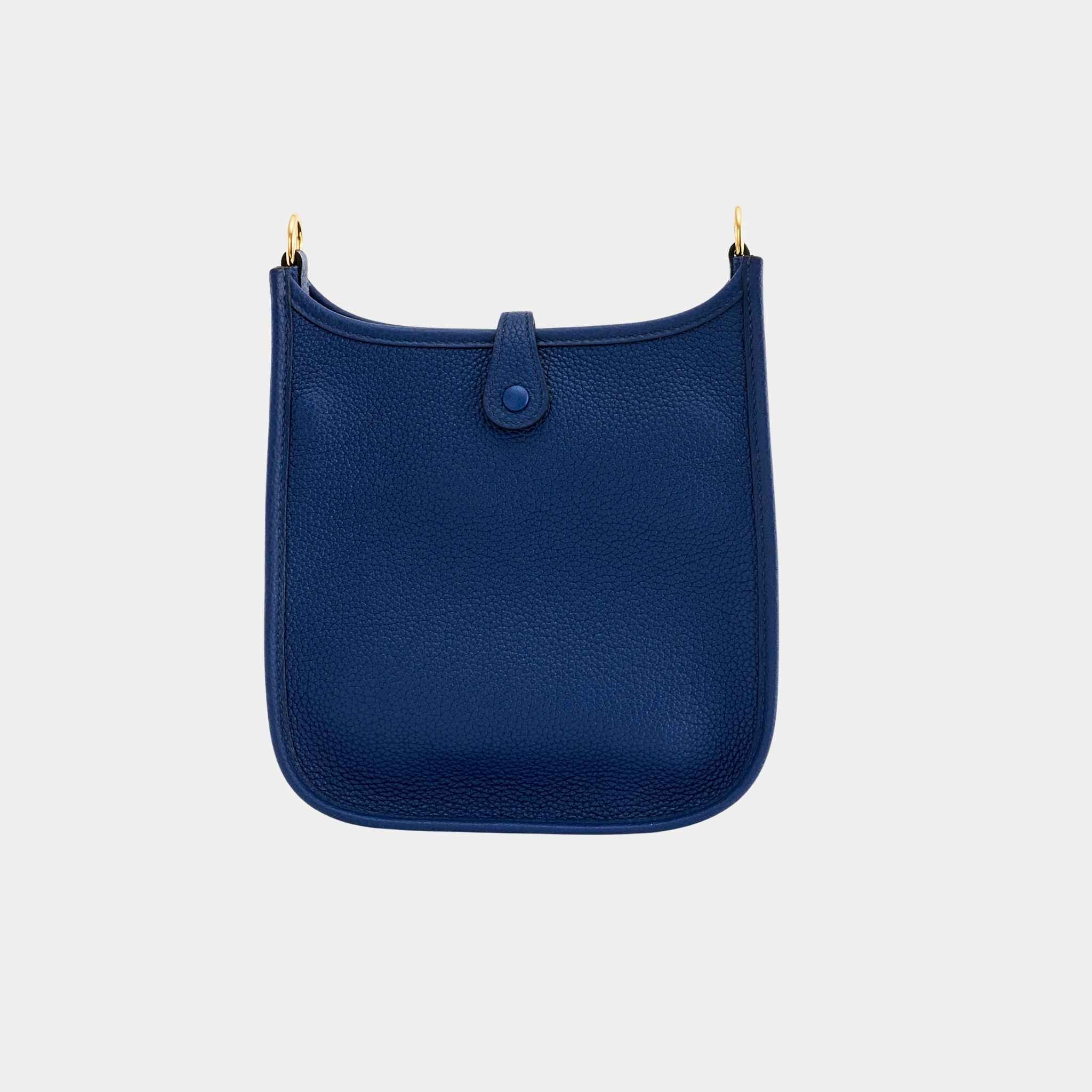 Hermes Evelyne 16 Amazone Blue Sapphire, Back