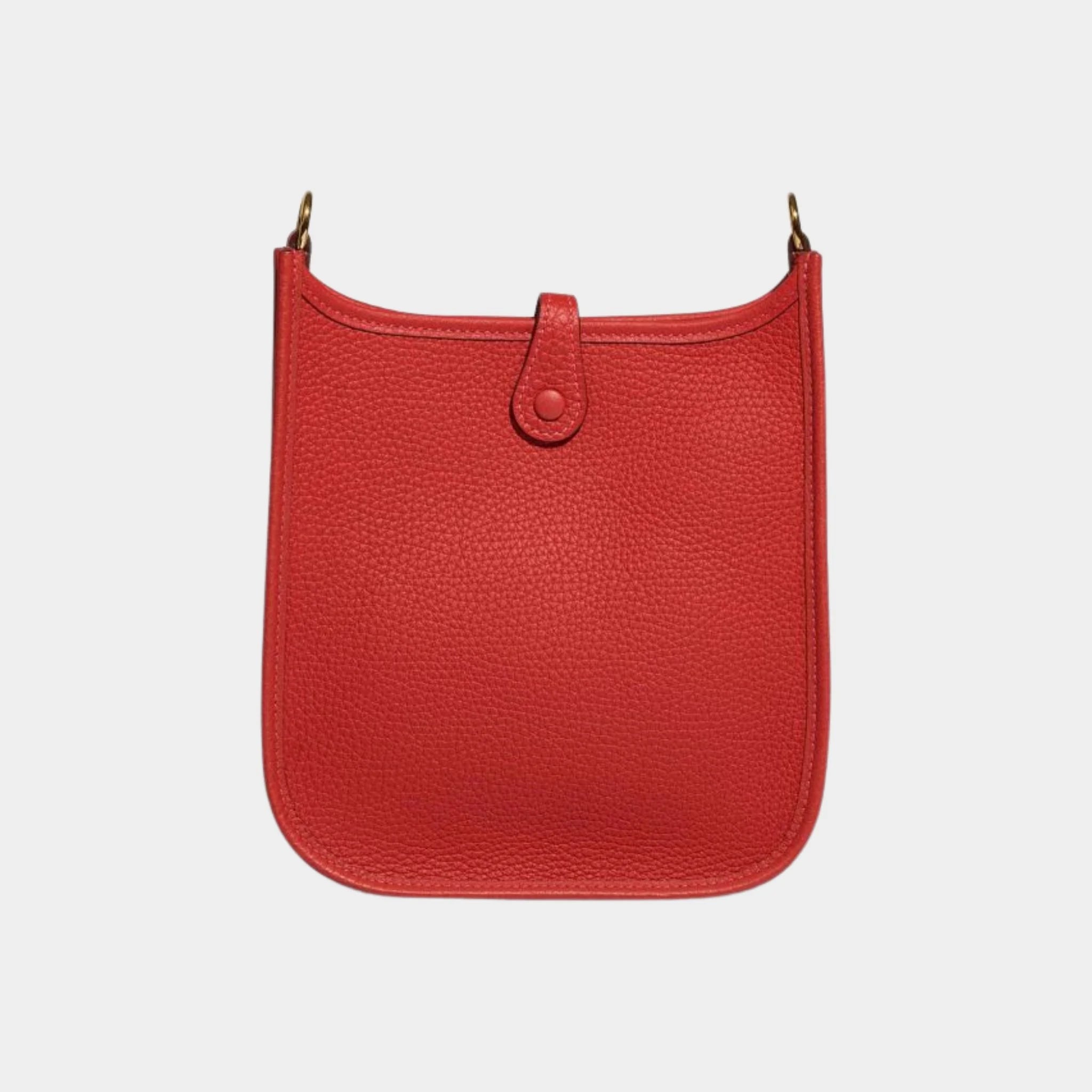Hermes Evelyne 16 Clemence Rouge Vermillon / Rouge Vif GHW