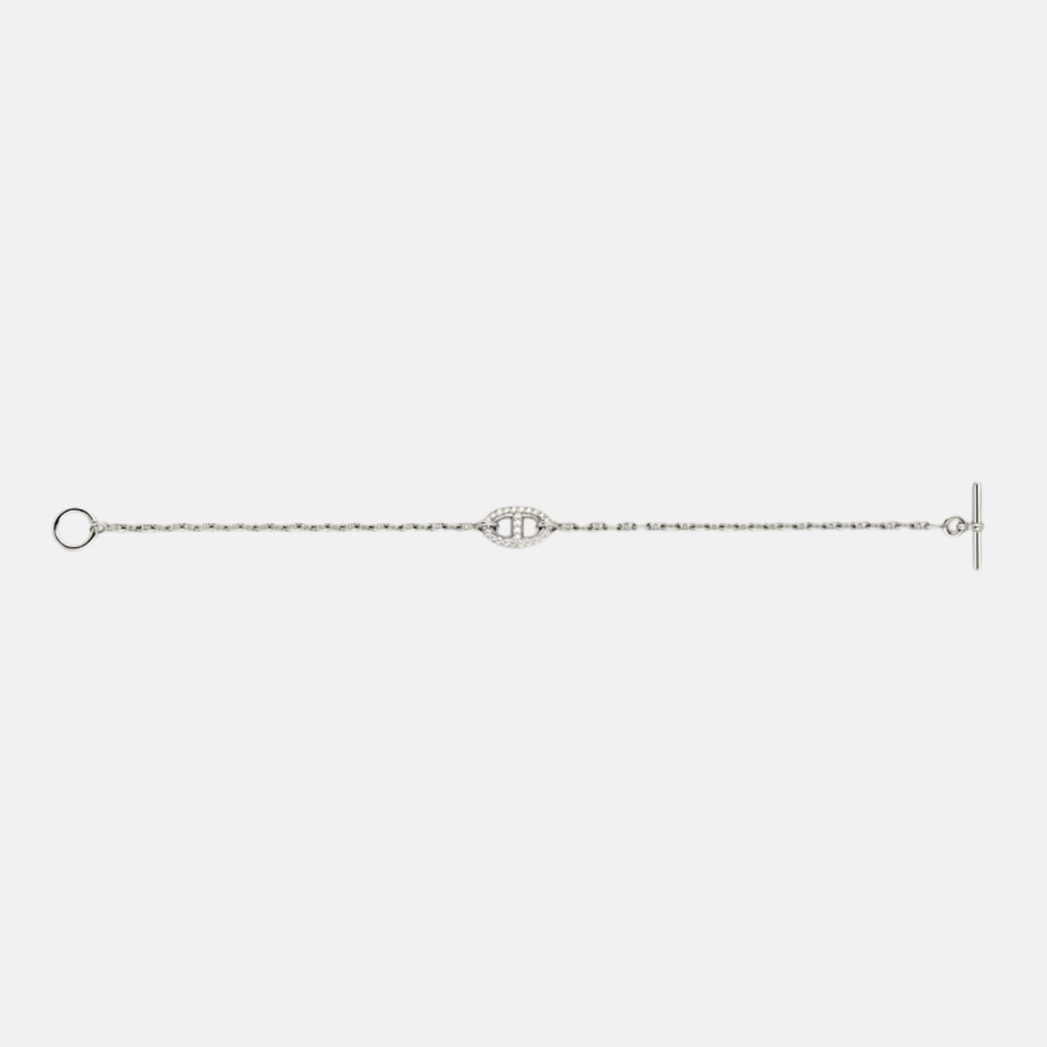 Hermes Farandole Bracelet White Gold Diamond, Unlinked