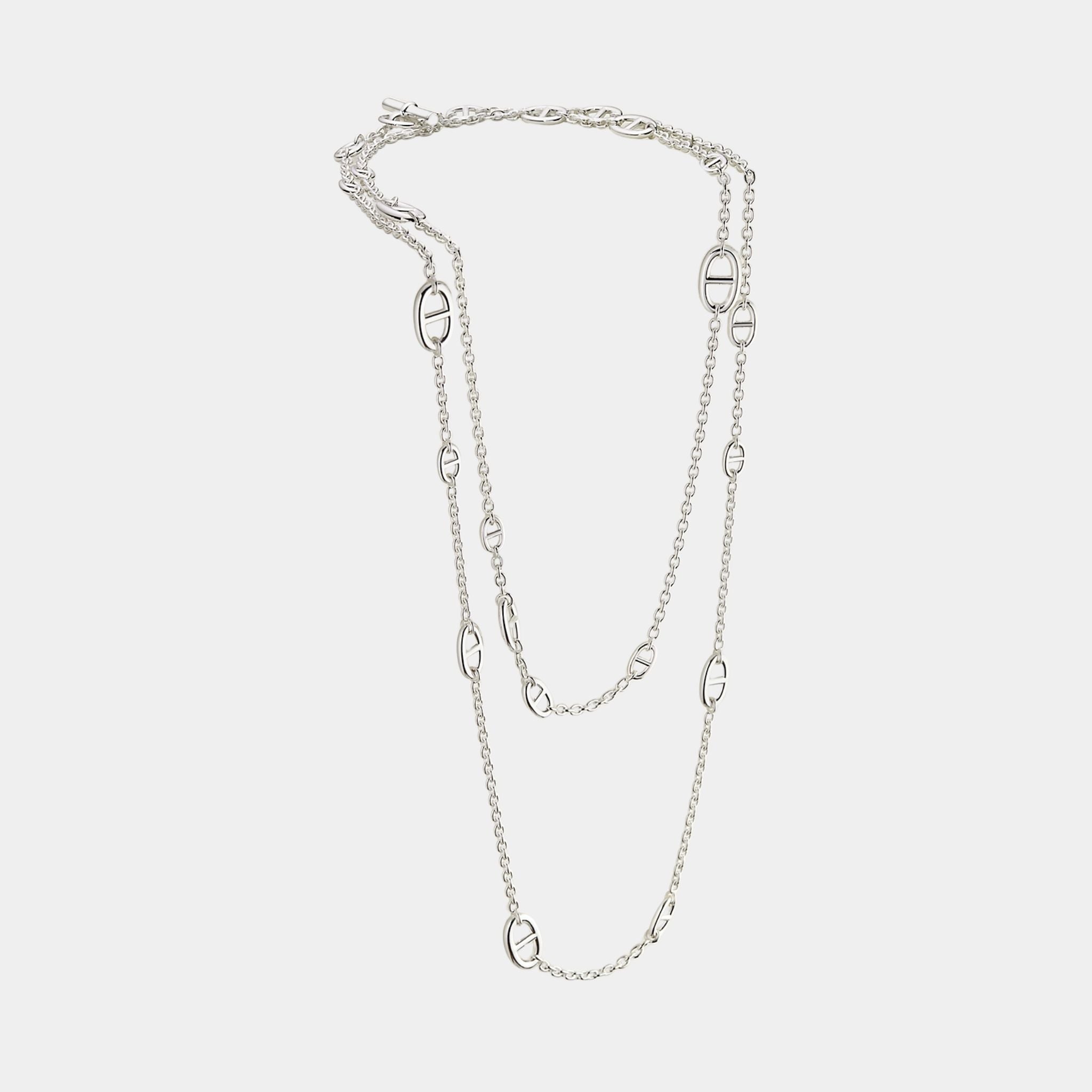 Hermes Farandole Long Necklace 160, Close