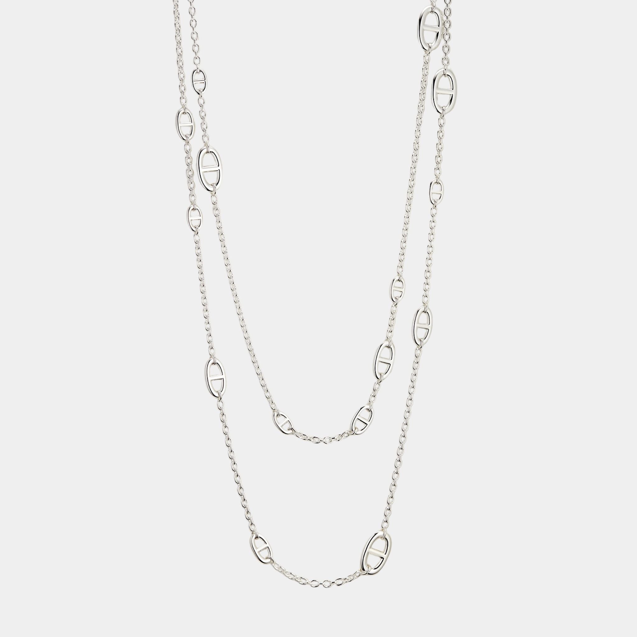 Hermes Farandole Long Necklace 160, Front