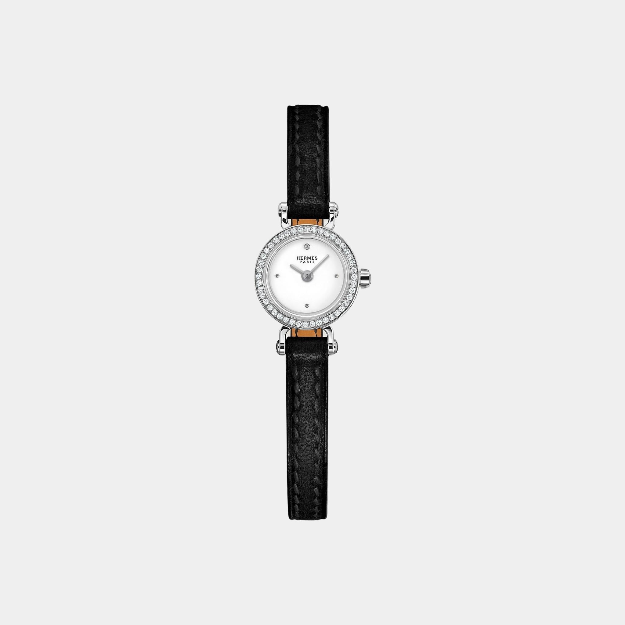 Hermes Faubourg White Gold 15 mm Watch