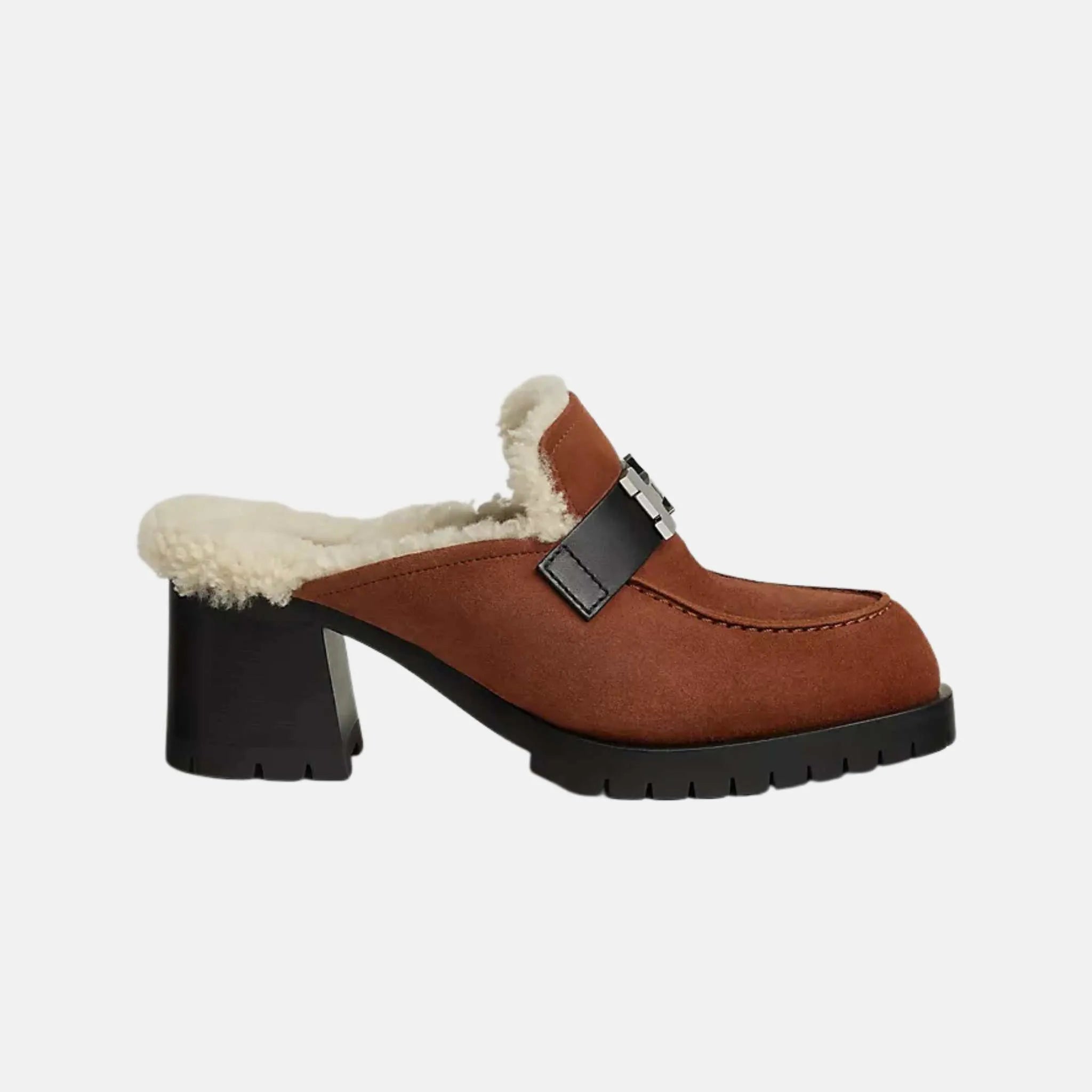 Hermes Flore 60 mule, Side