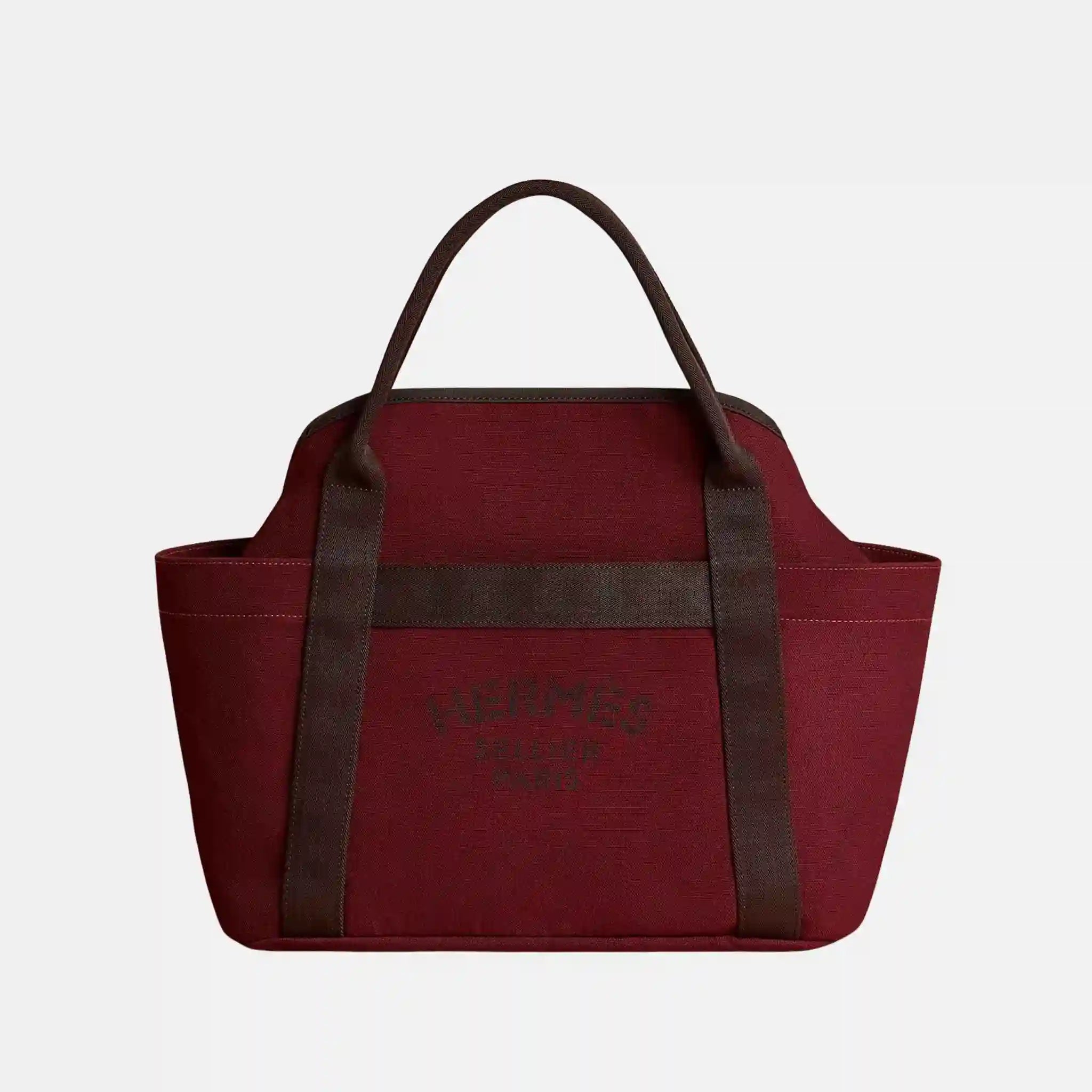 Hermes Grooming Bag, Rouge H, Front
