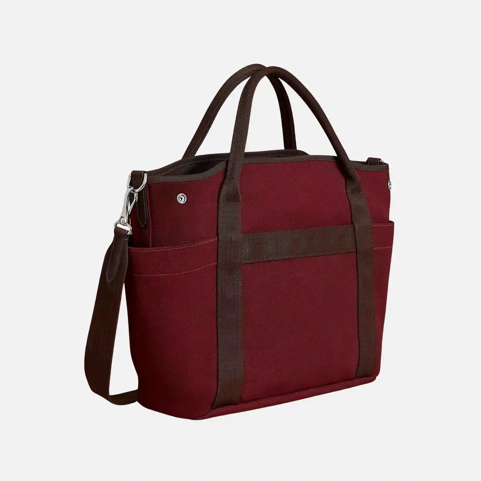 Hermes Grooming Bag, Rouge H, Side