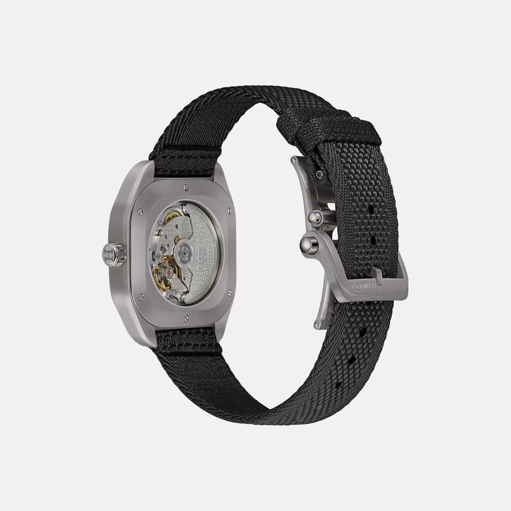 Hermes H08 Watch 42mm Titanium, Back
