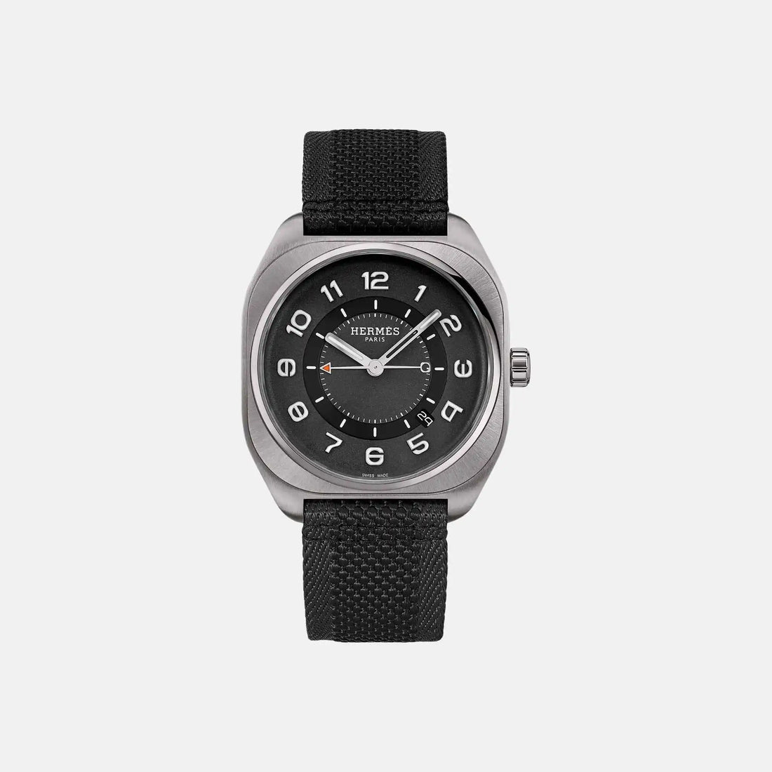 Hermes H08 Watch 42mm Titanium, Front