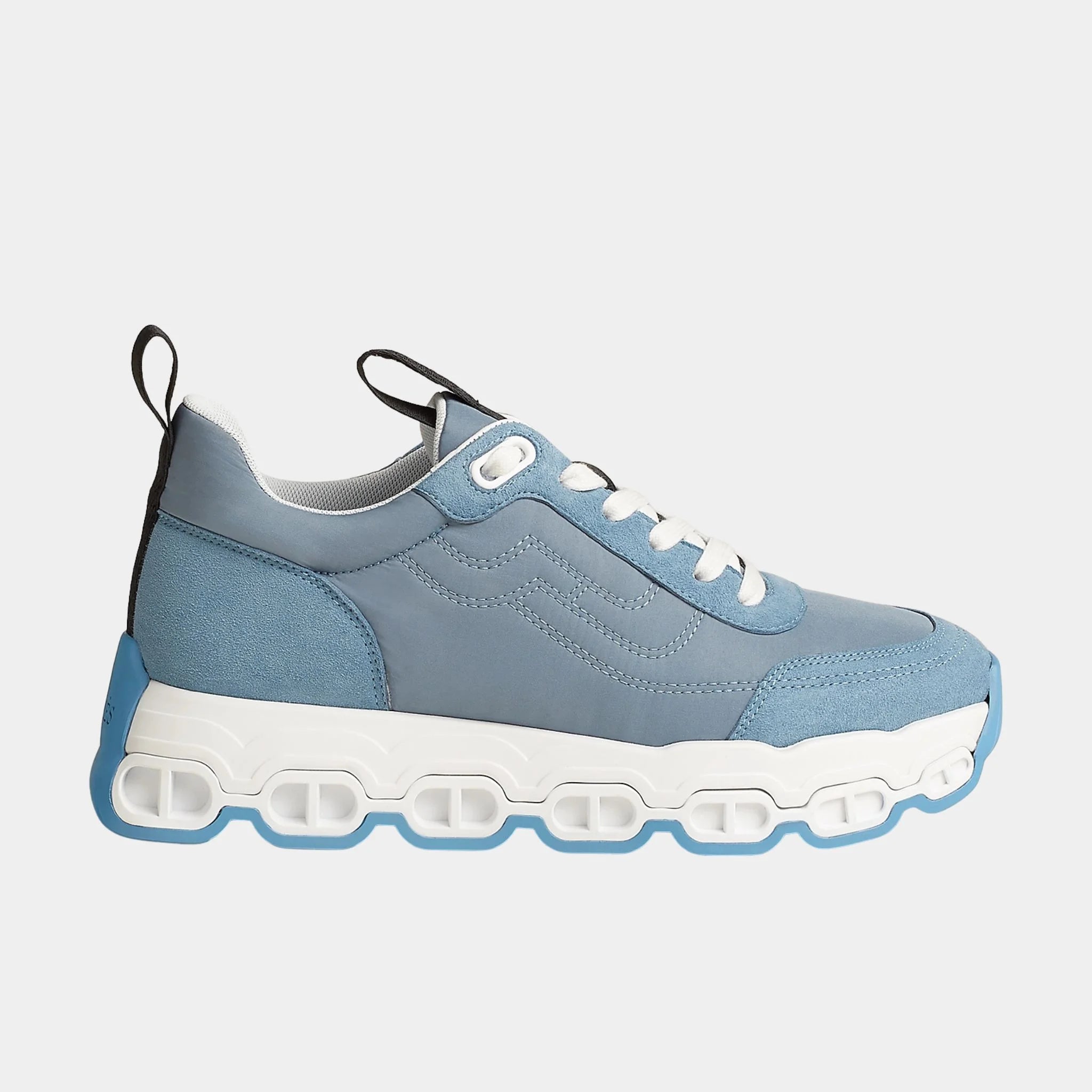 Impulse Sneakers in Parachute Fabric and Calfskin
