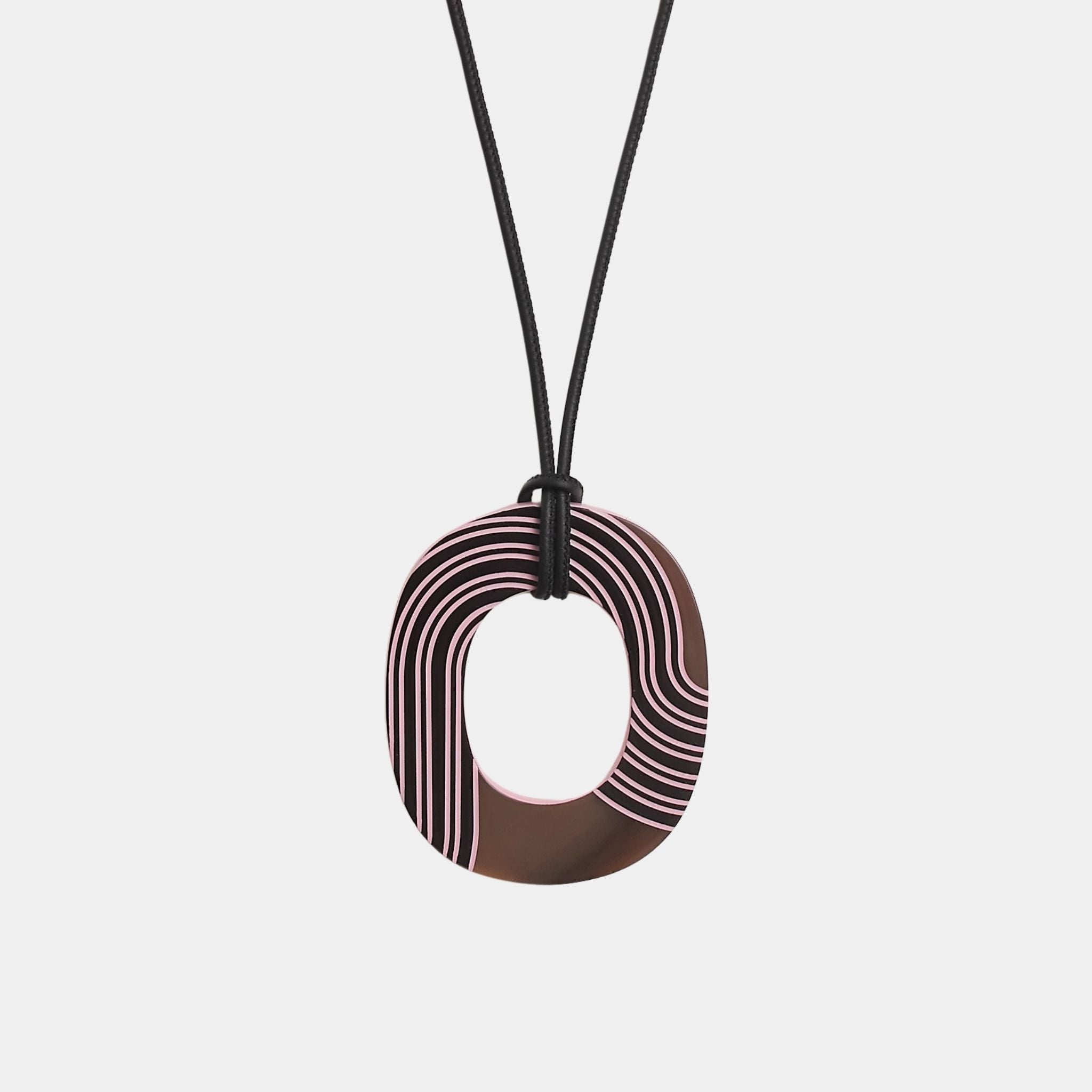 Hermes Isthme Pop Pendant Small Model, Rose Fever