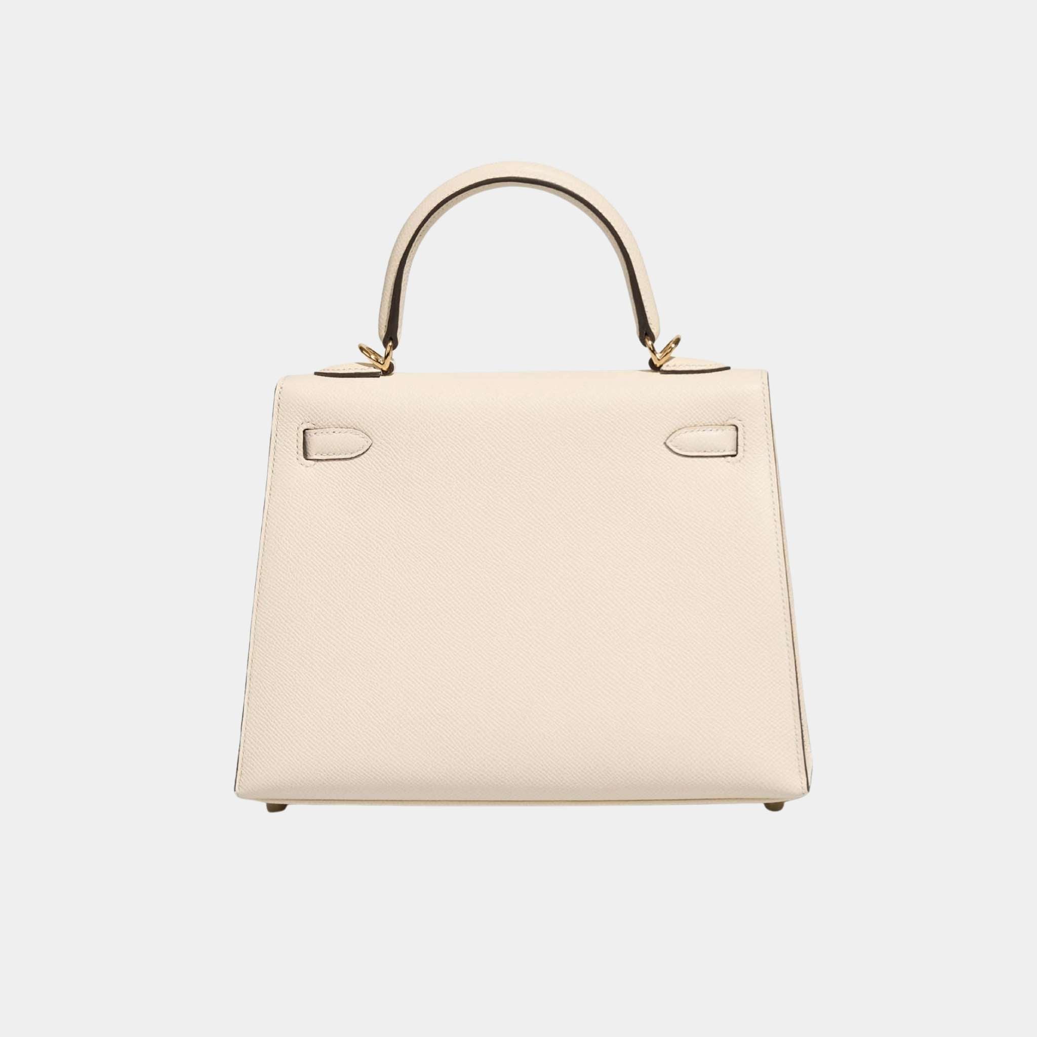 Hermes Kelly 25 Epsom Nata GHW, Back