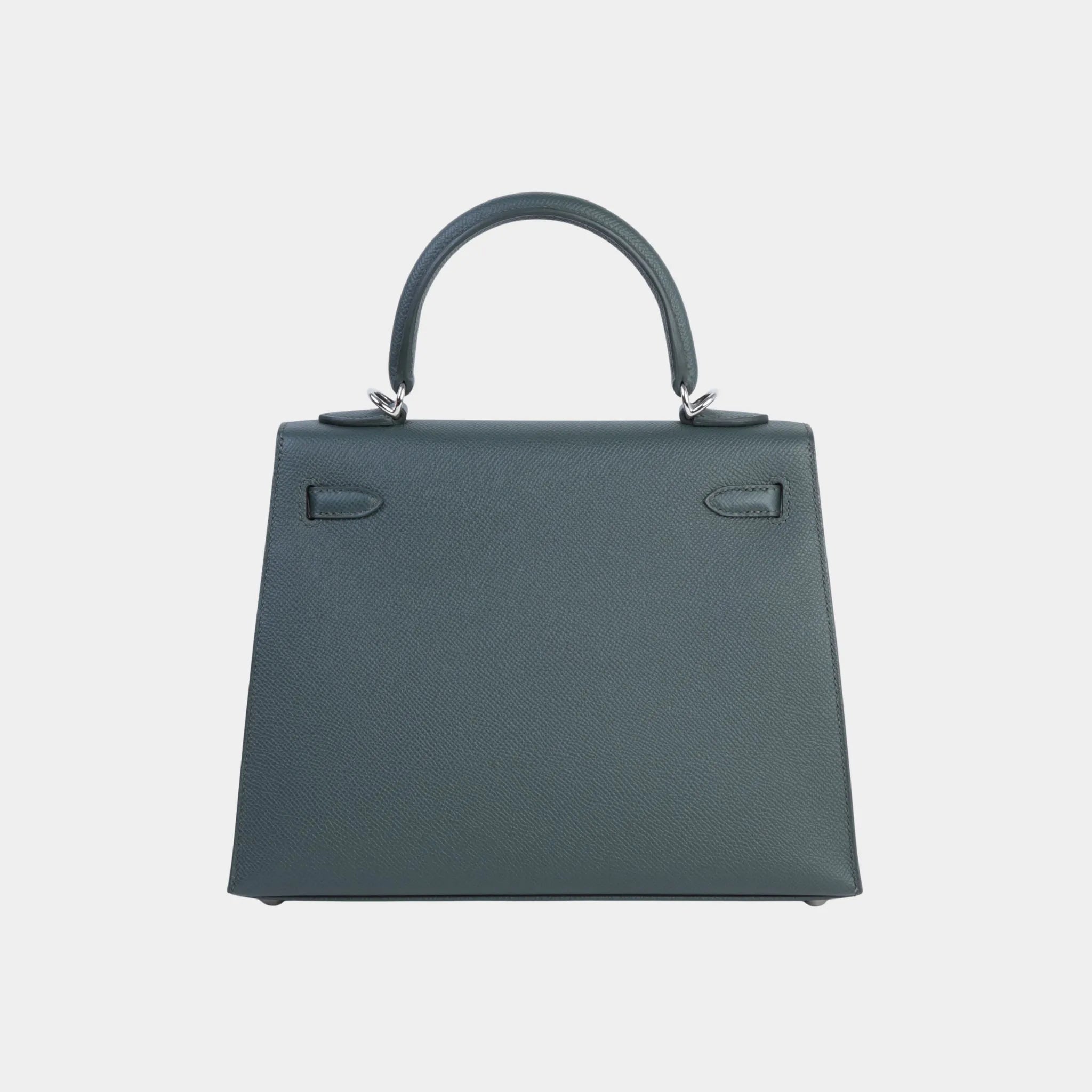 Hermes Kelly 25 Epsom Vert Mangrove ELHW, Back