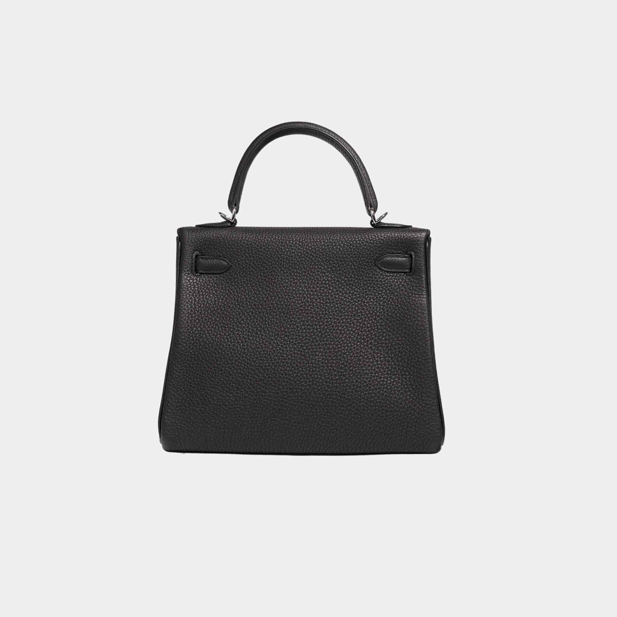 Hermes Kelly 25 Togo Black PHW, Back