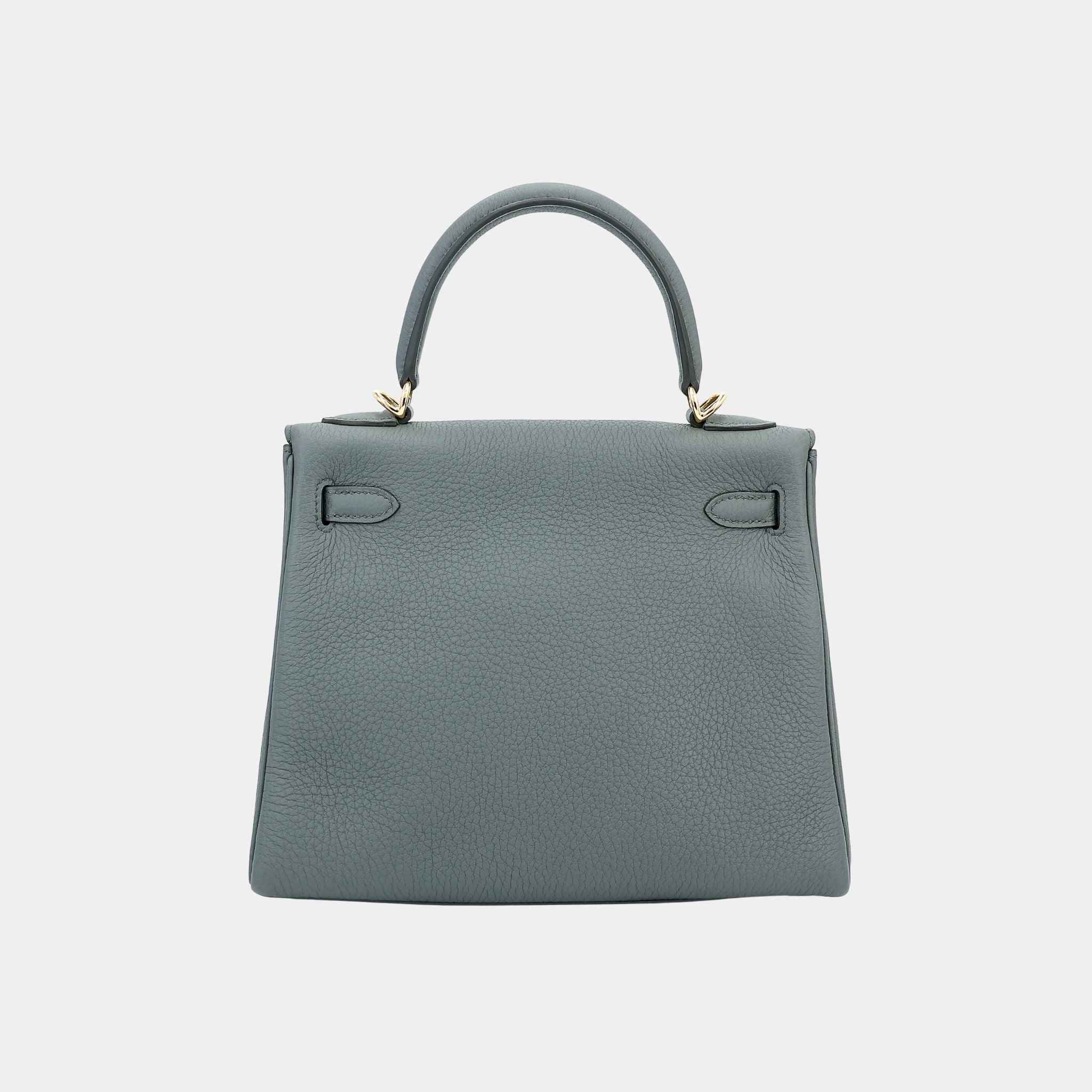 Hermes Kelly 25 Togo Vert Amande GHW, Back