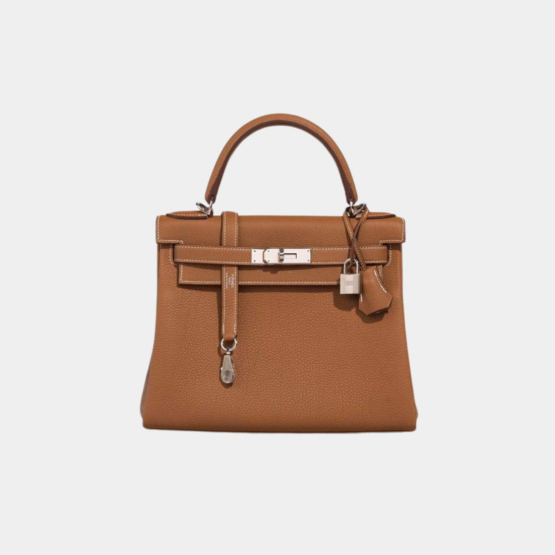 Hermes Kelly 28 Togo Gold PHW, Front