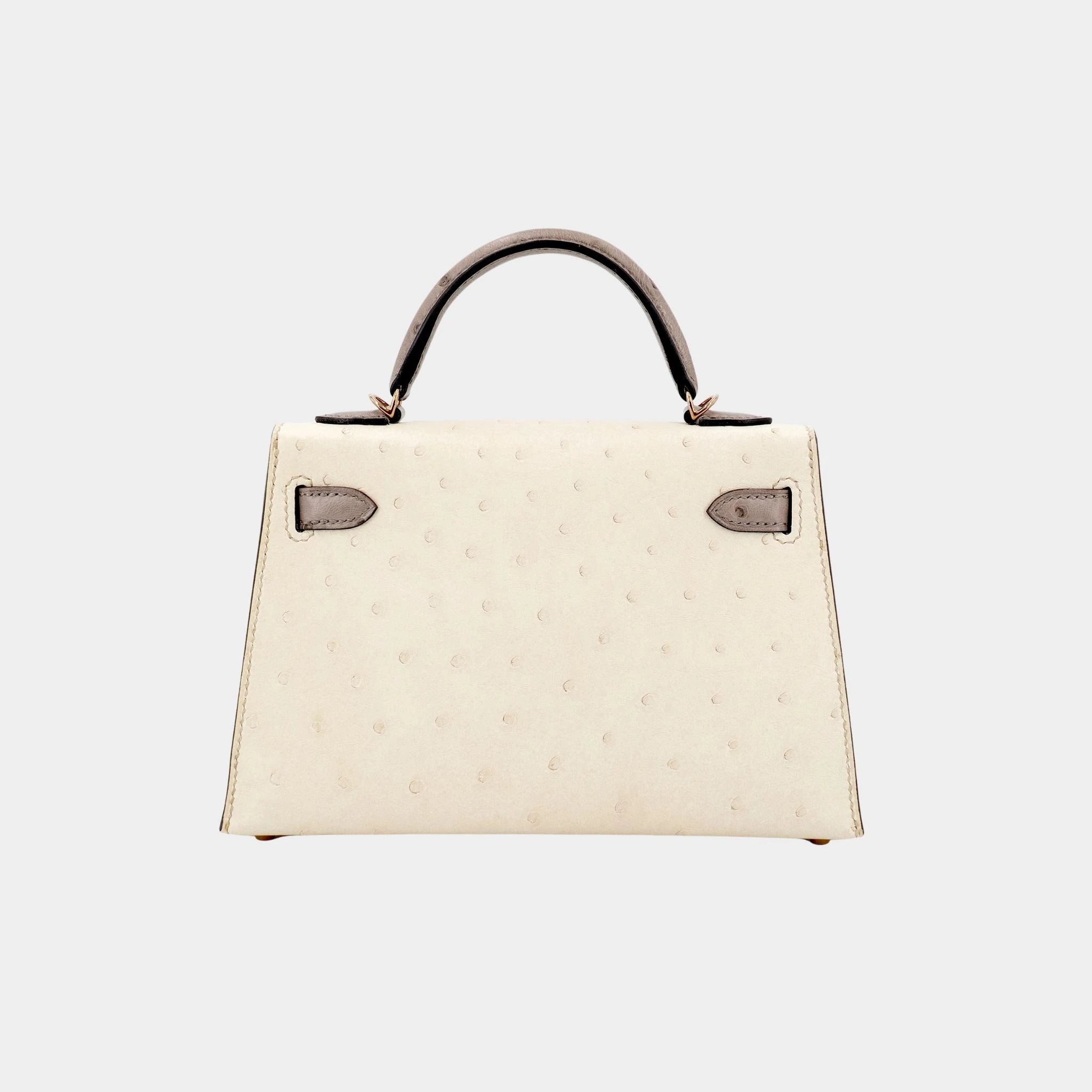 Kelly Mini II 20 Ostrich Beton/Gris Tourterelle PBHW, Back