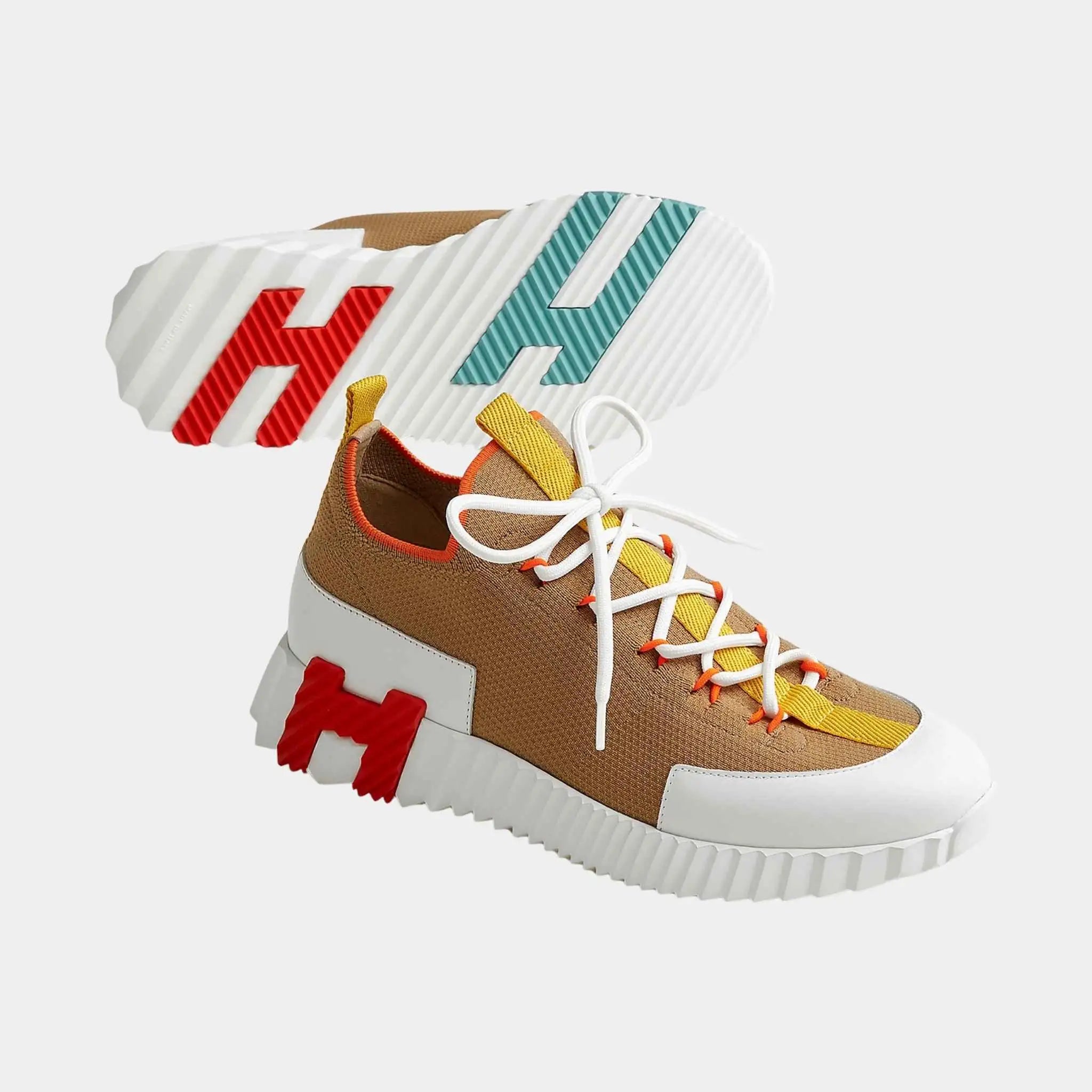 Lift Slip-on Sneakers in Mesh and Calfskin