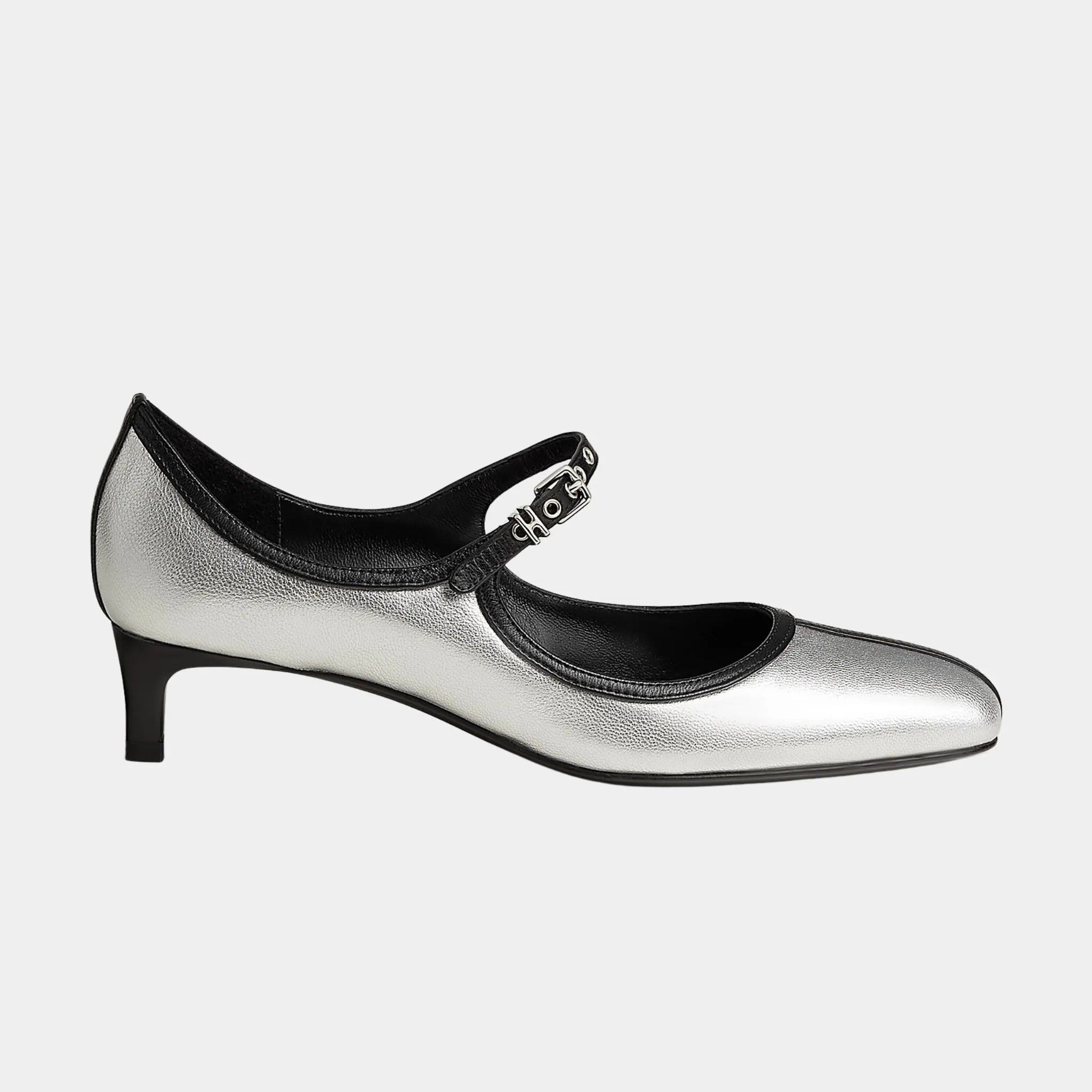 Lilibeth 40 Pumps in Metallic Goatskin