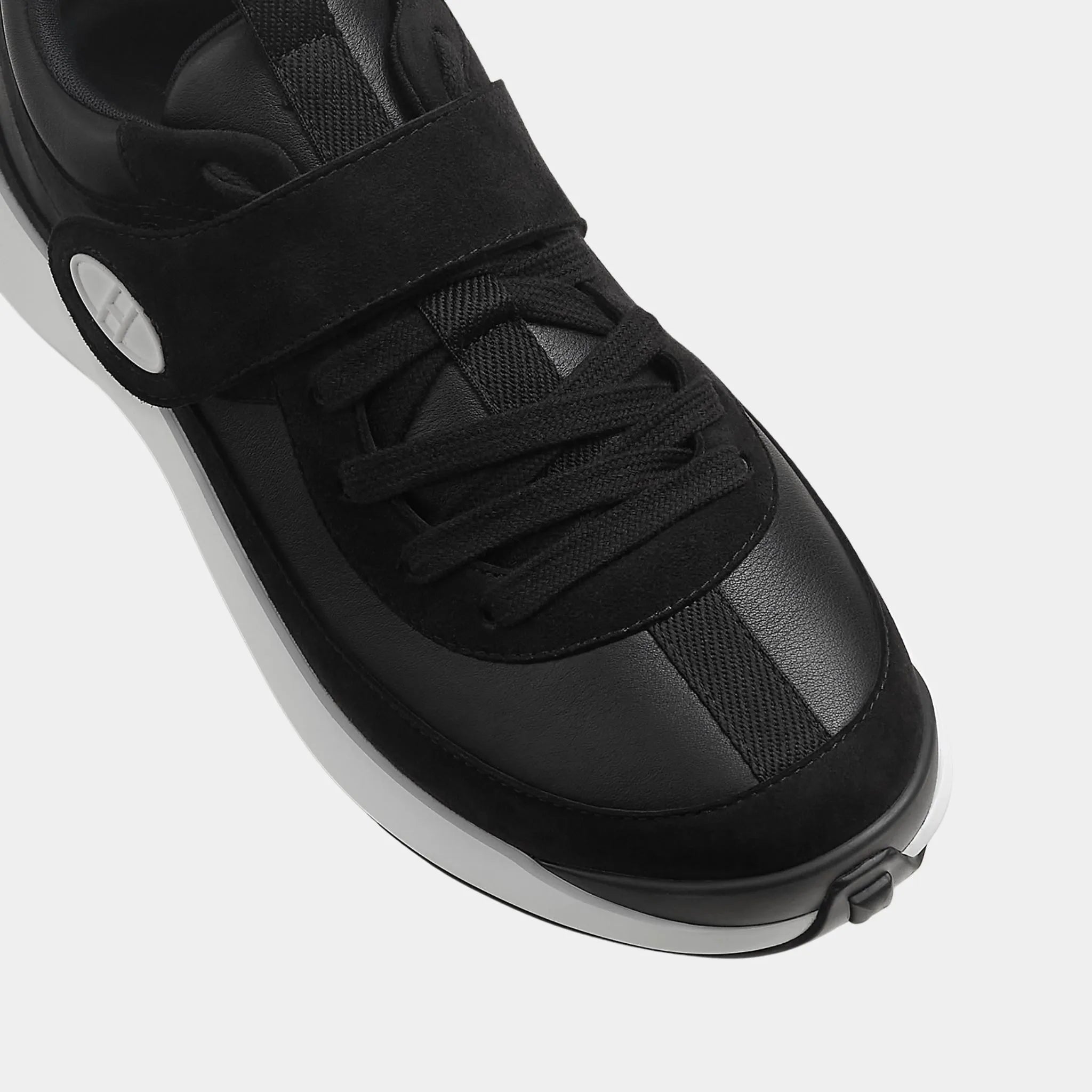 Loop Sneakers in Calfskin and Suede Goatskin