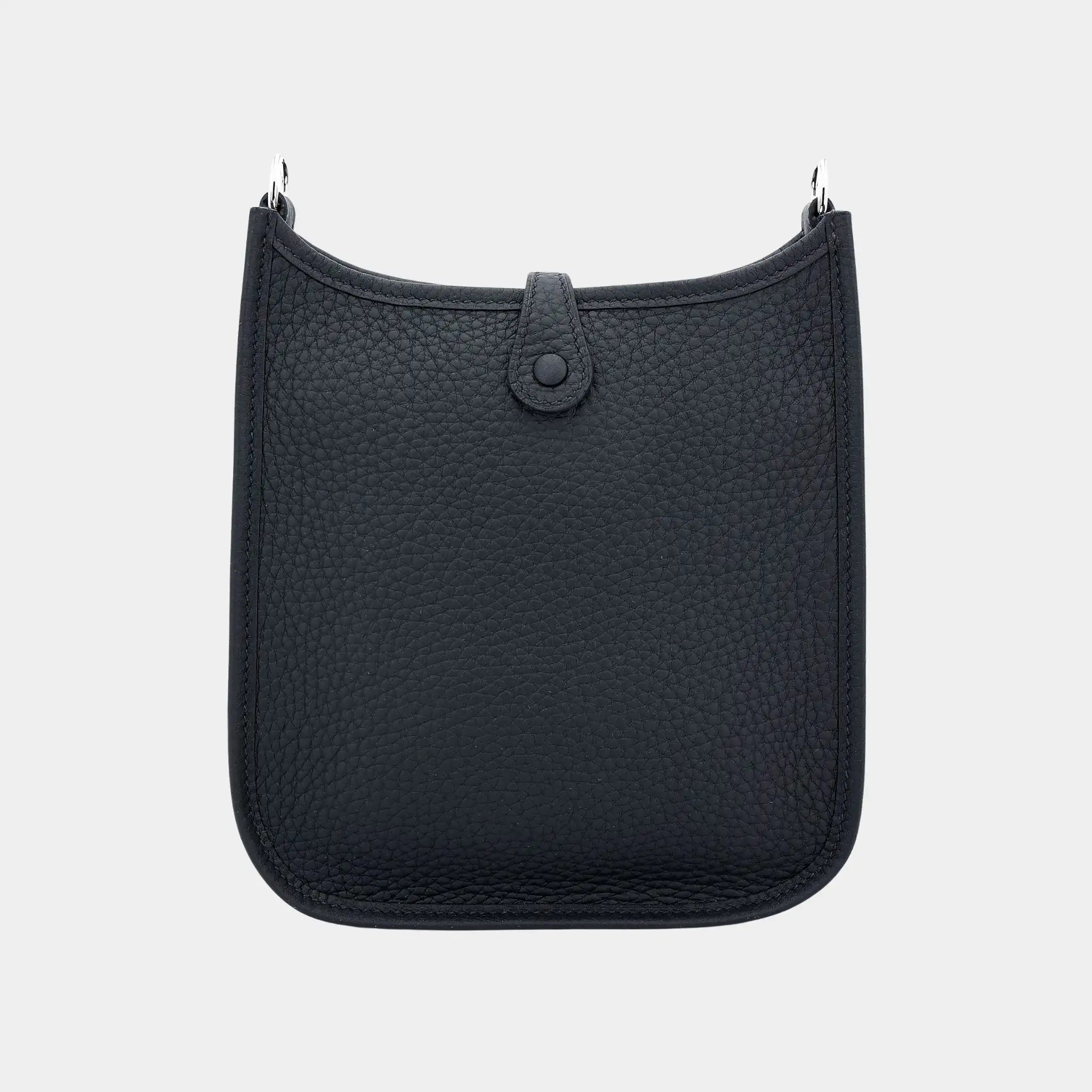 Hermes Mini Evelyne TPM Amazone 112 Clemence Nior PHW, Back