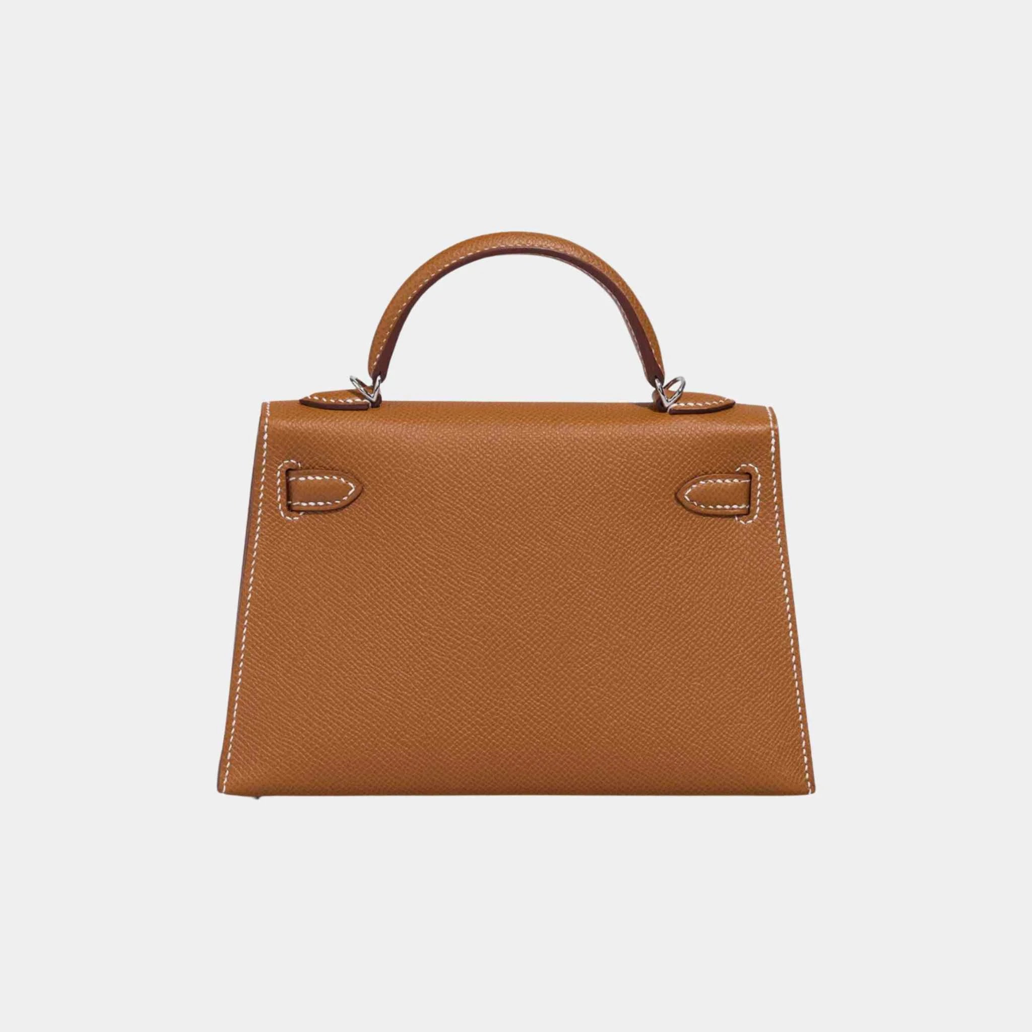 Hermes Mini Kelly Gold PHW, Back