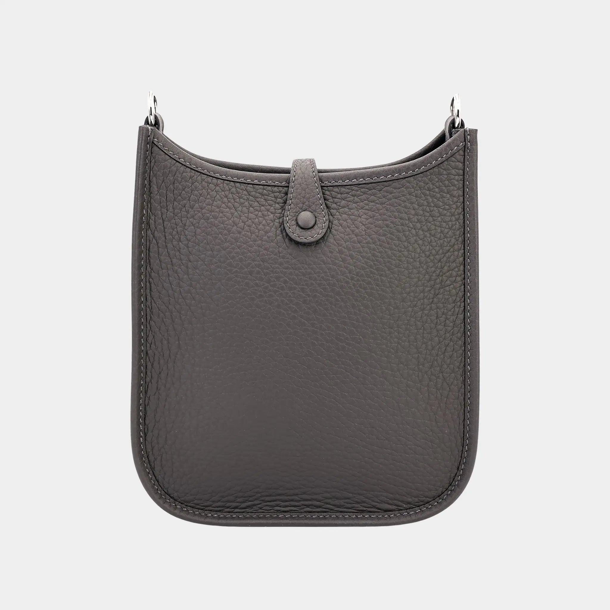 Hermes Neo Evelyne TPM Clemence Dark Bronze PHW, Back