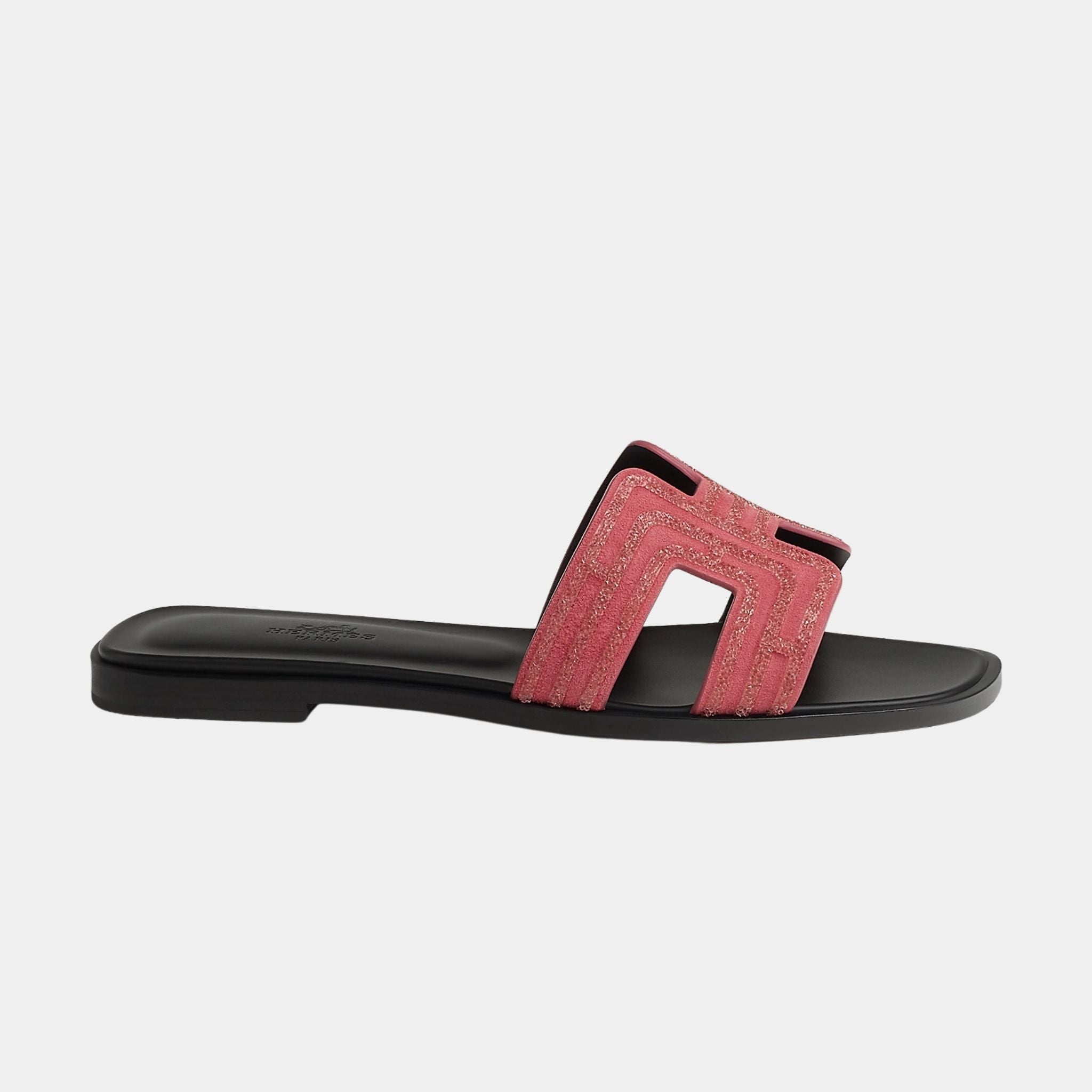 Hermes Oran Sandal Arcane, Rose Amarante, Side