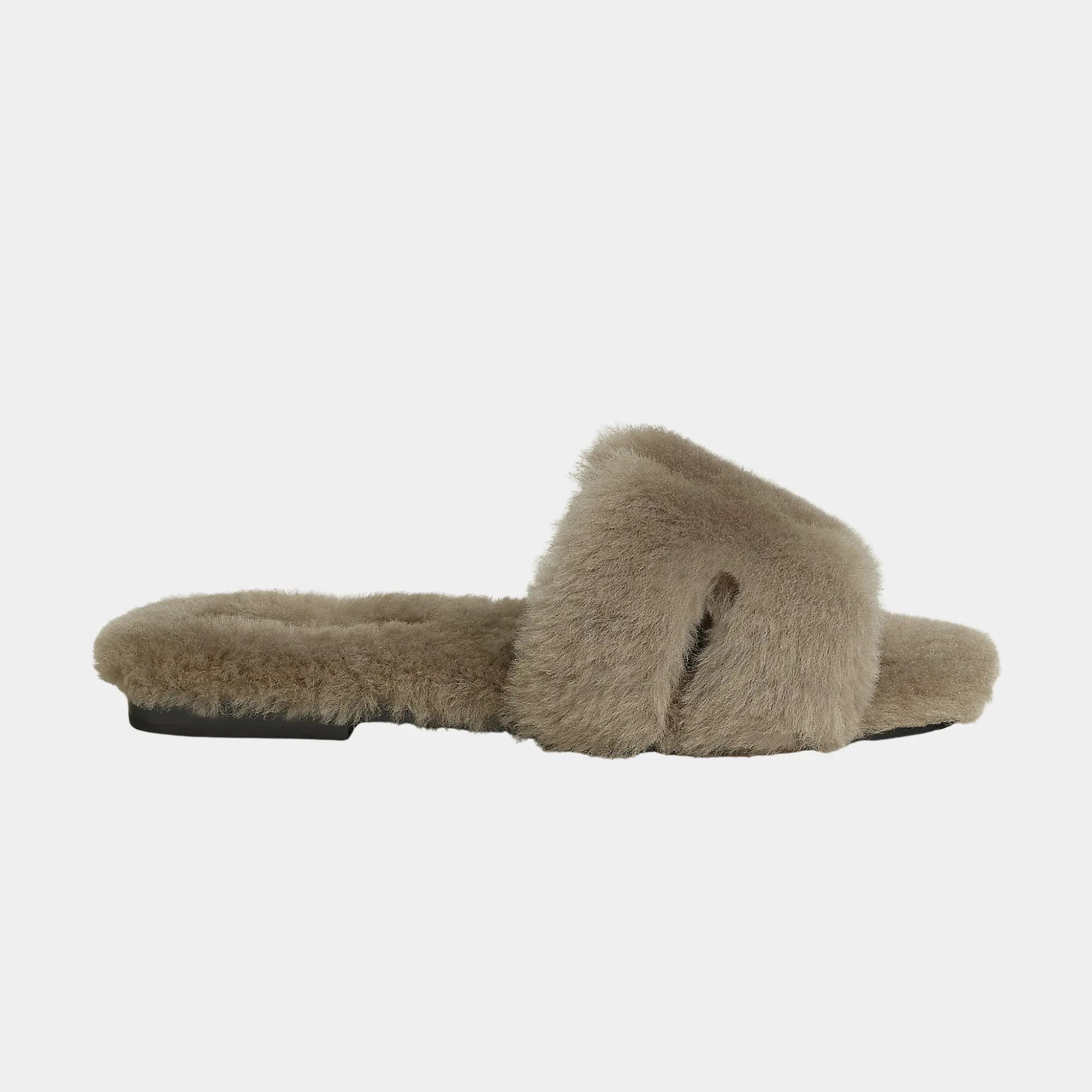Oran Sandals in Shearling