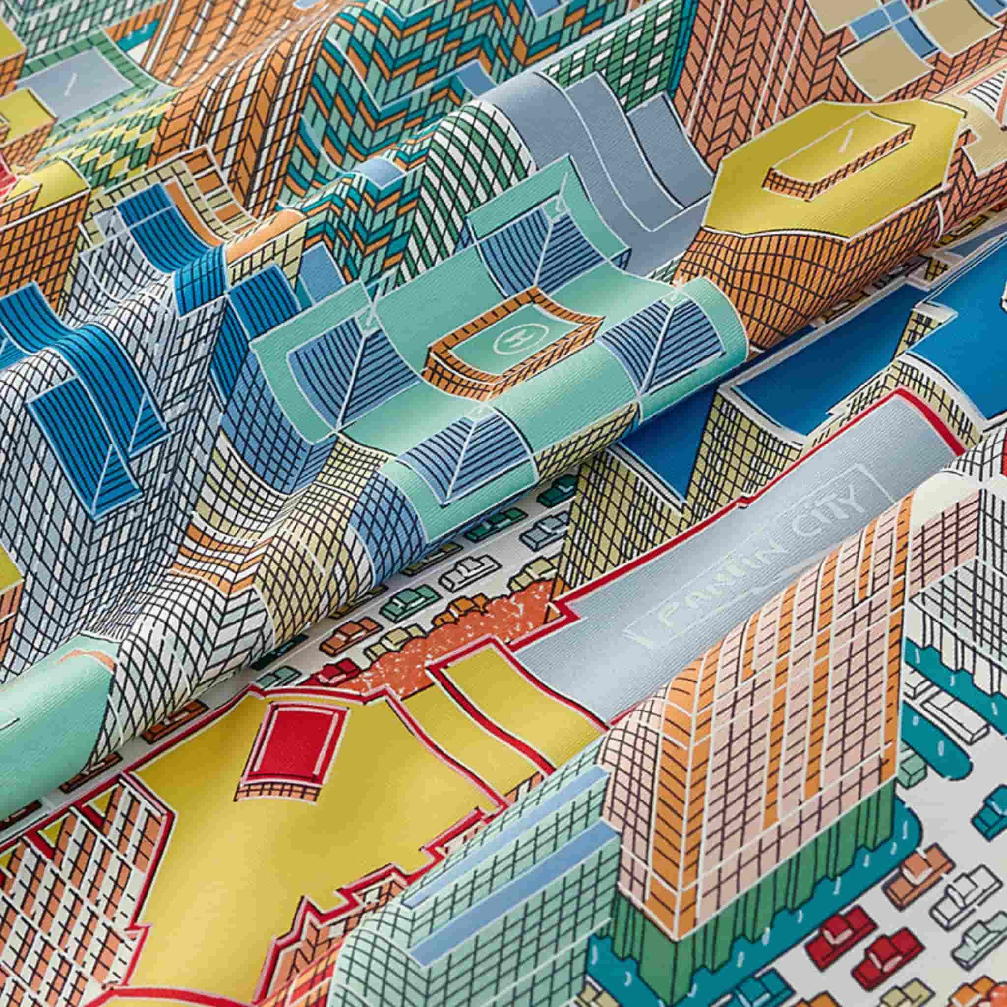 Hermes Pantin City Scarf 90, Close