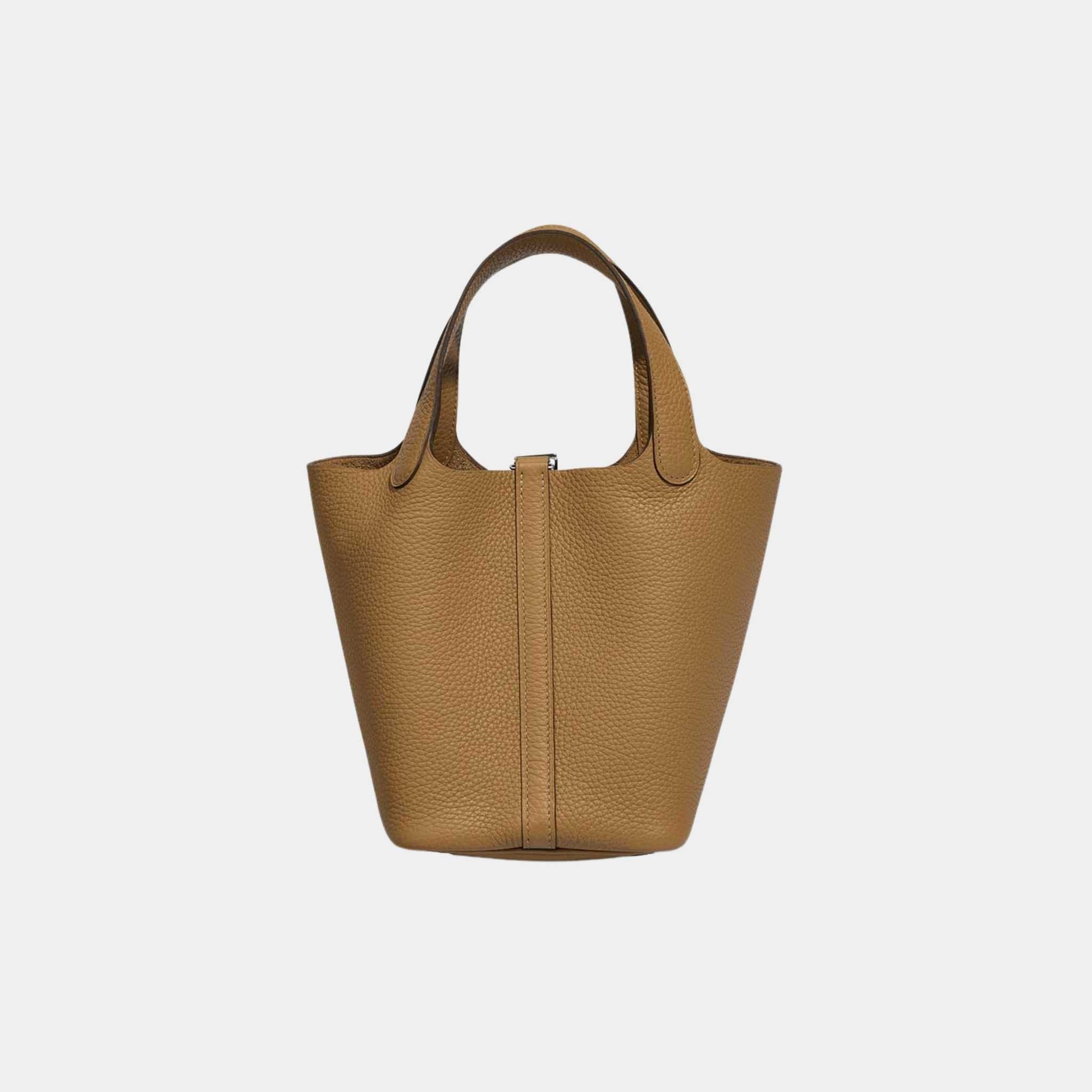 Hermes Picotin 18 Clemence Biscuit PHW, Back