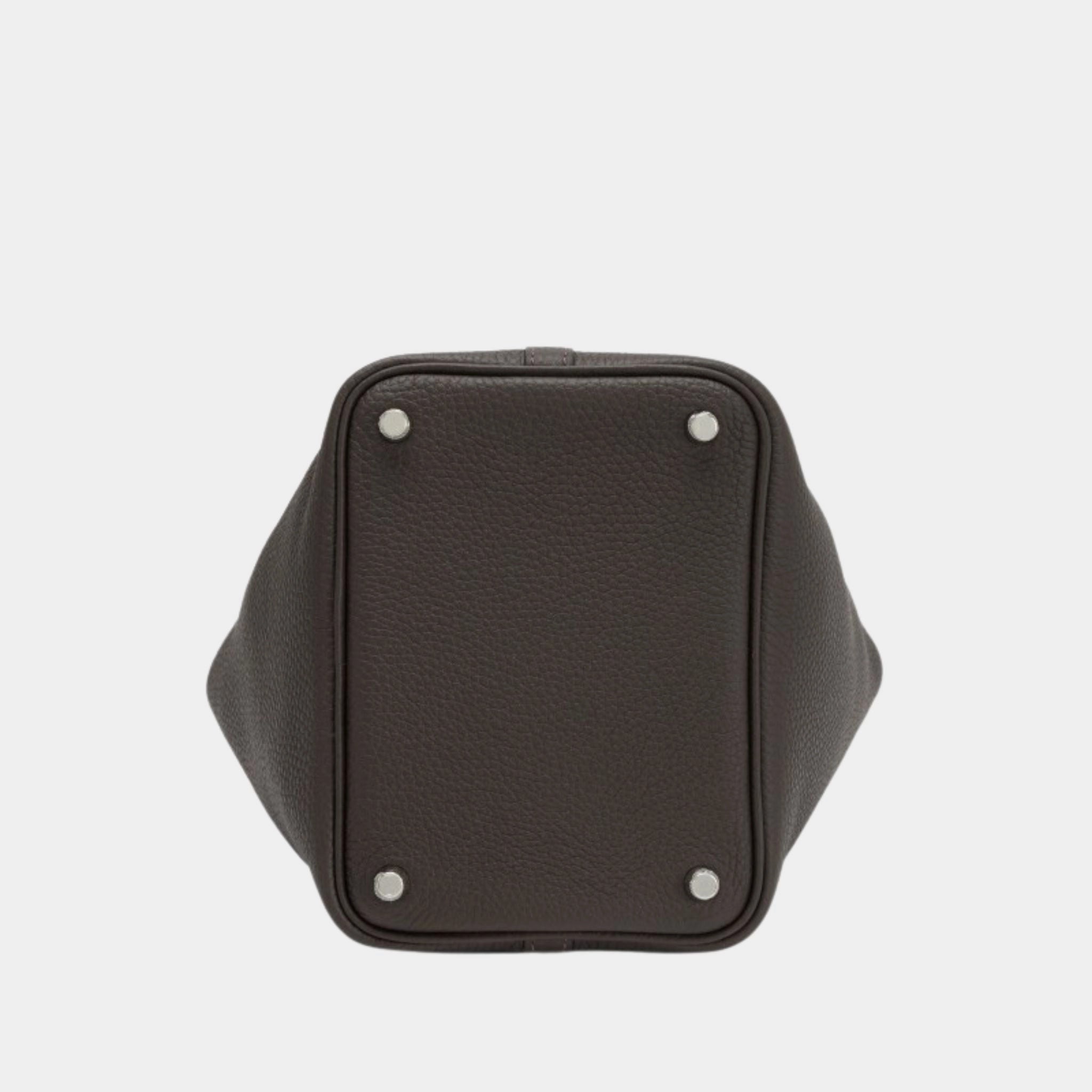 Hermes Picotin 18 Clemence Ebene PHW