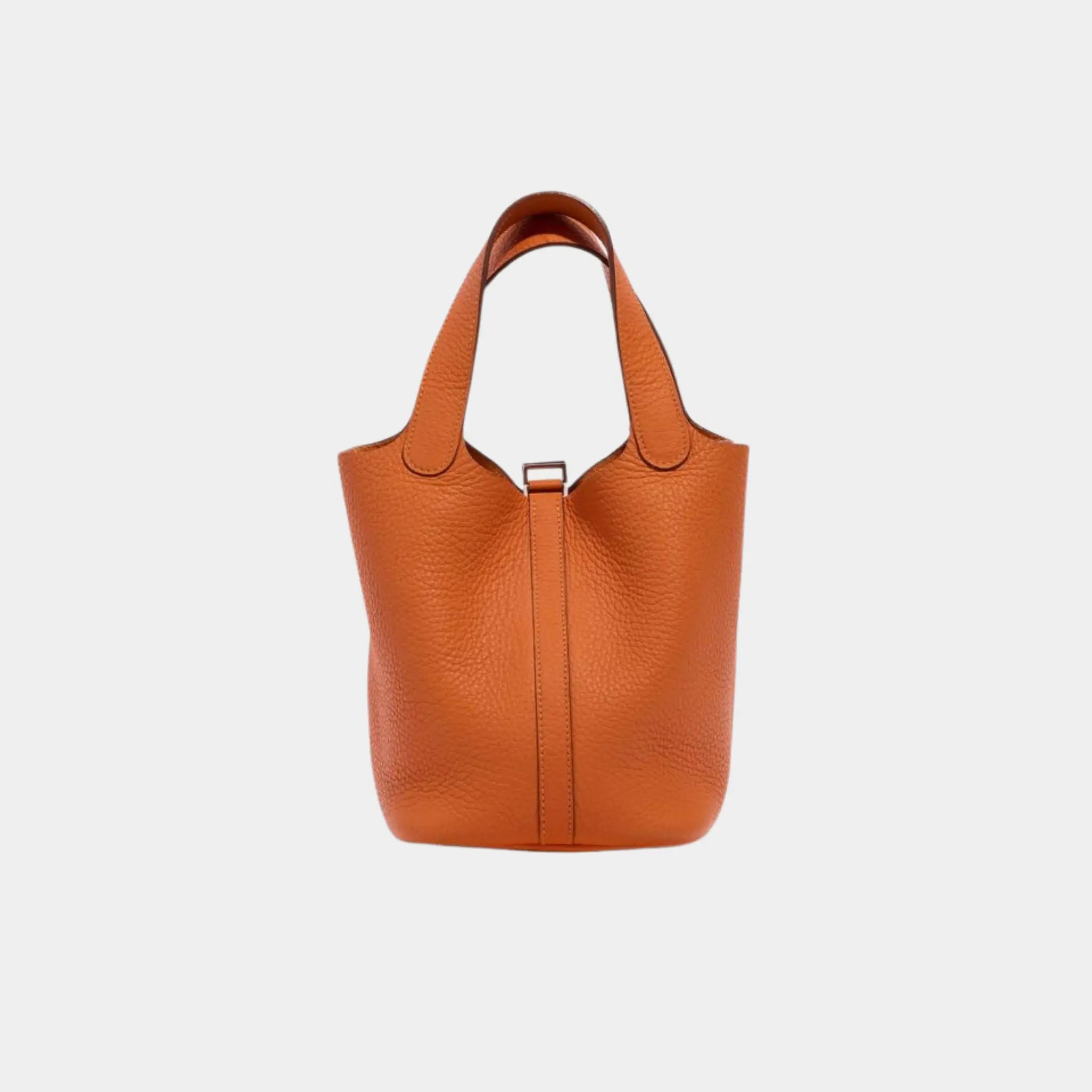 Hermes Picotin 18 Clemence Orange PHW, Back