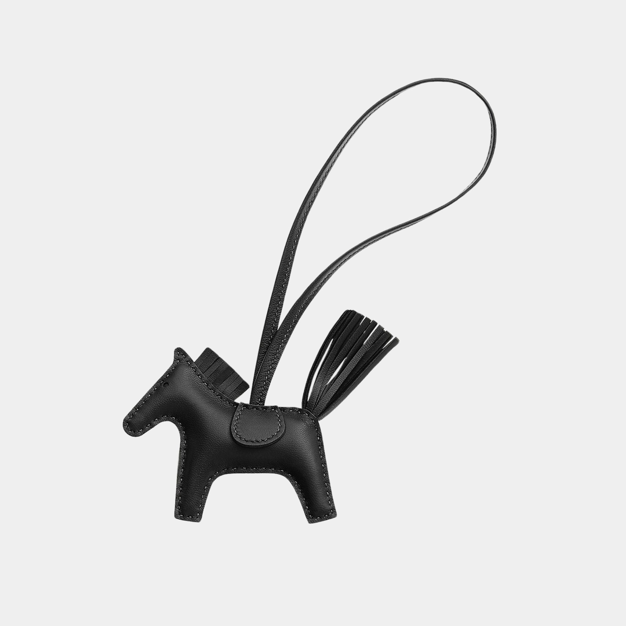 Hermes Rodeo PM Charm, Noir