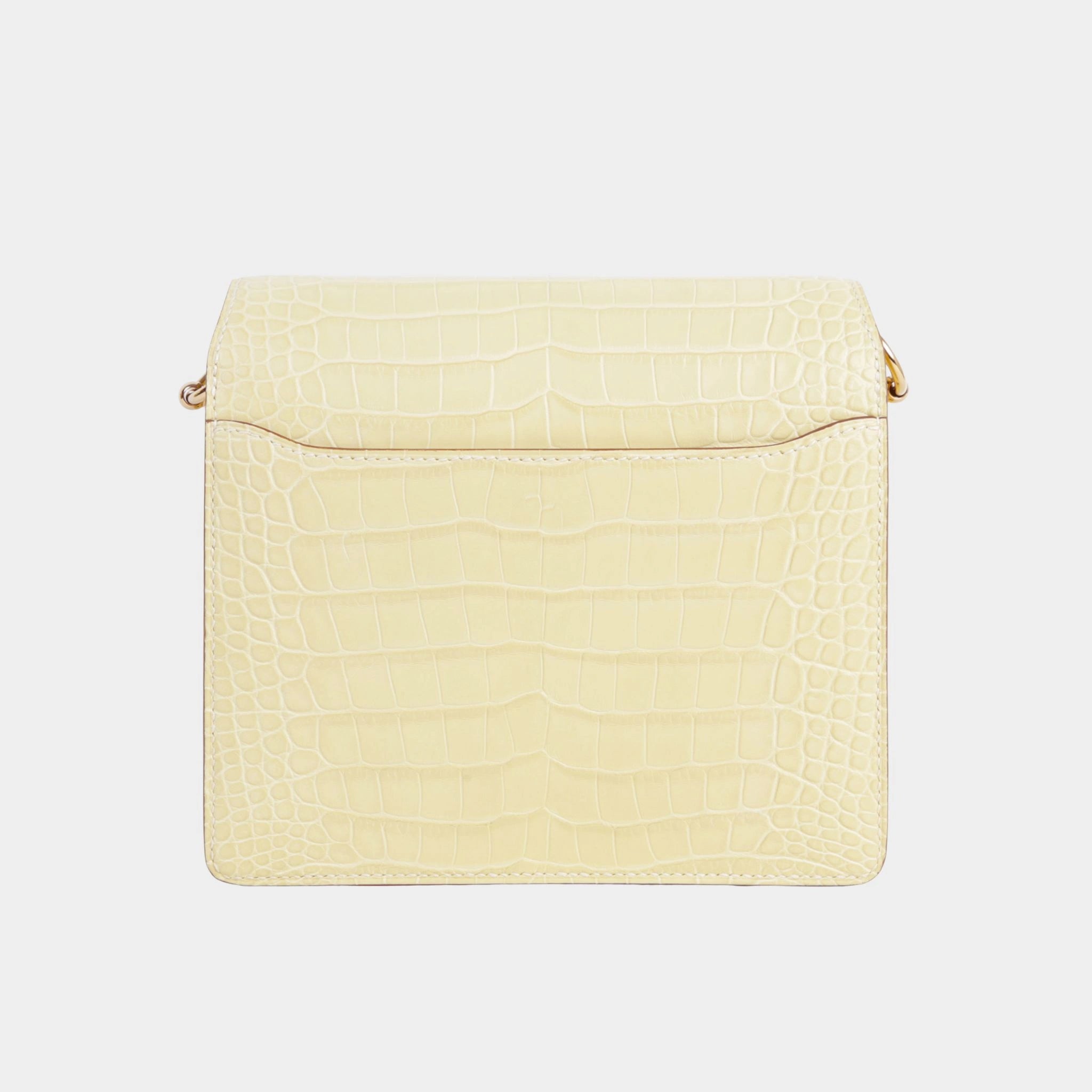 Hermes Roulis Mini Matte Alligator Vanille PBHW, Back