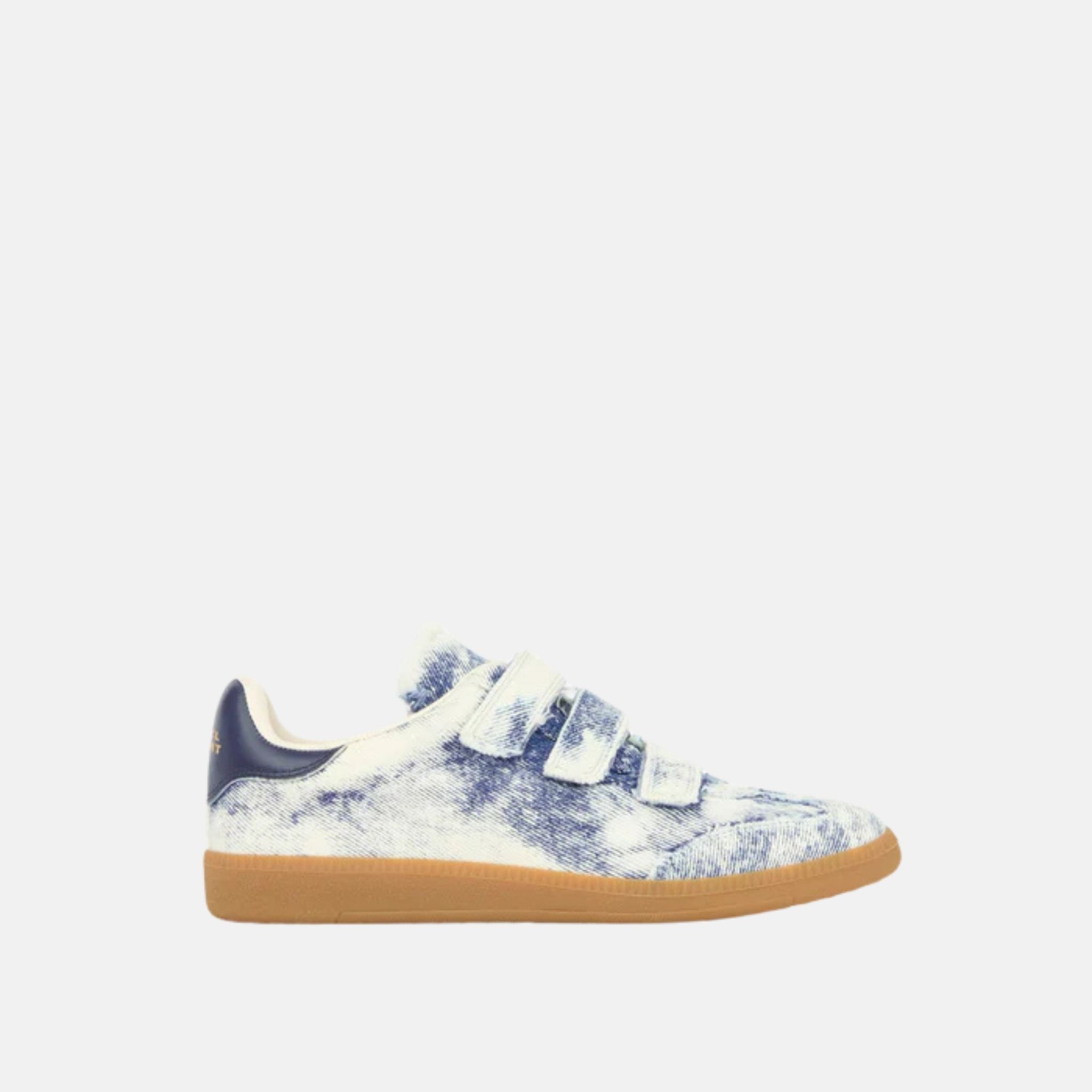Isabel Marant Beth Low Top Sneakers In Denim, Blue, Side