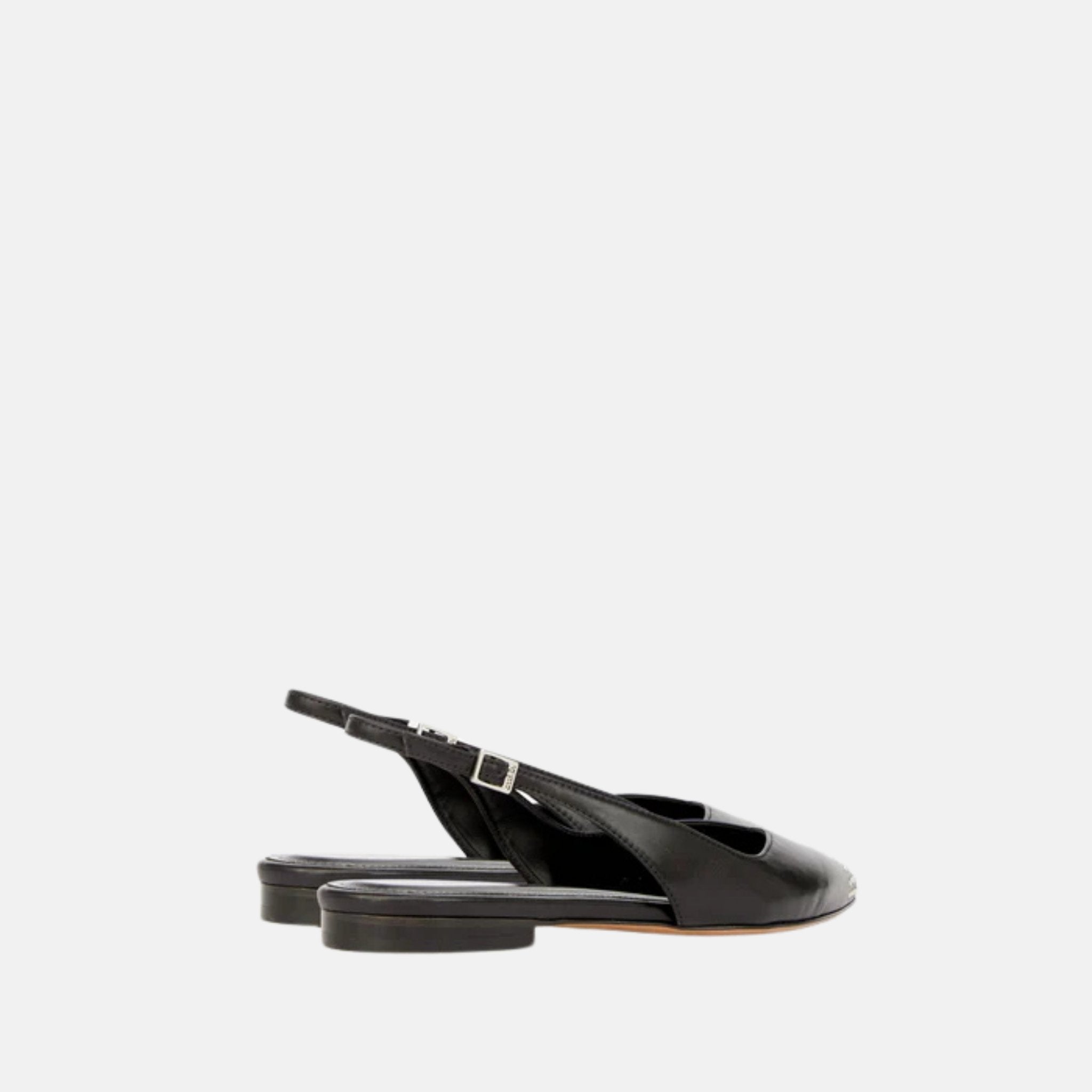 Isabel Marant Branee Slingback Ballet Flats Studded Calfskin Leather, Back