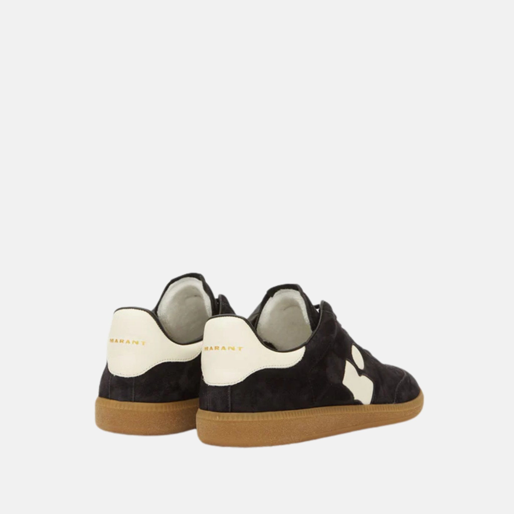 Isabel Marant Bryce Low Top Sneakers In Suede Calfskin Leather, Back