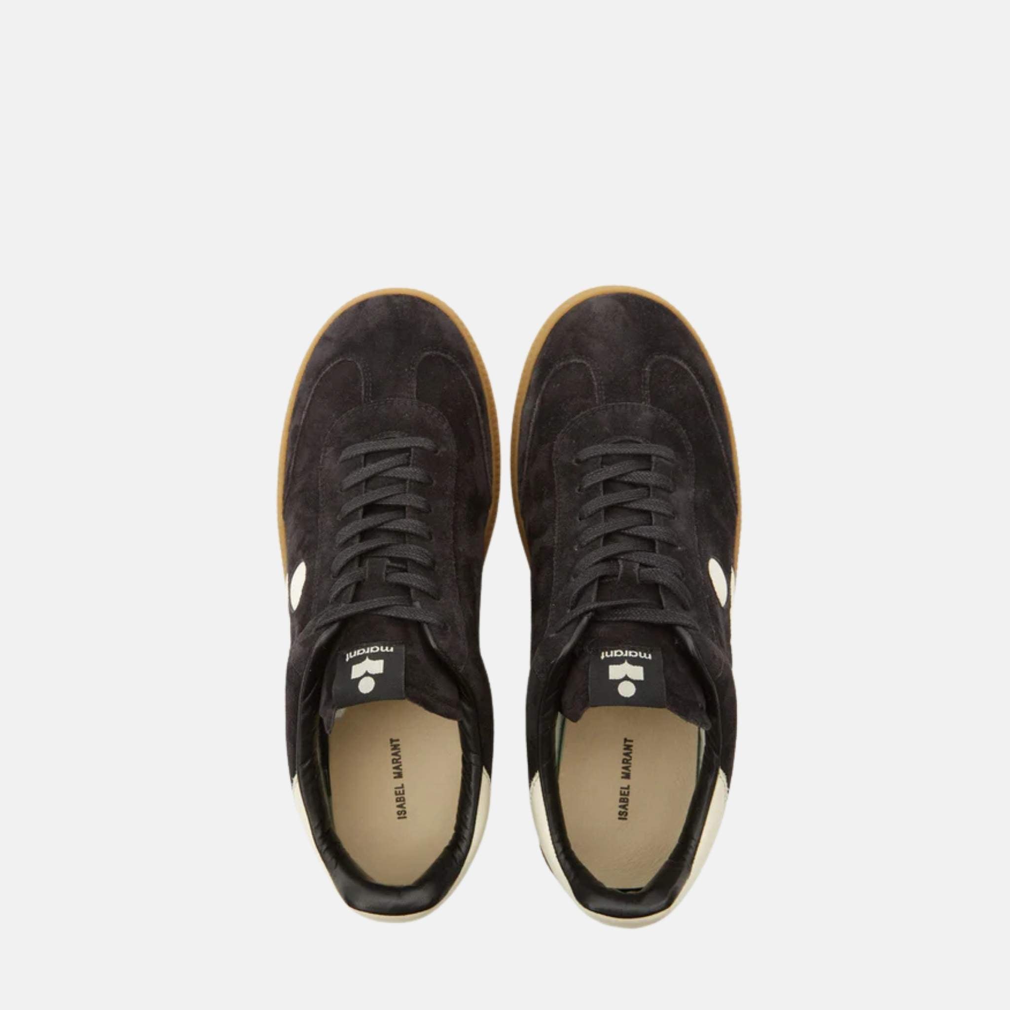 Isabel Marant Bryce Low Top Sneakers In Suede Calfskin Leather, Top