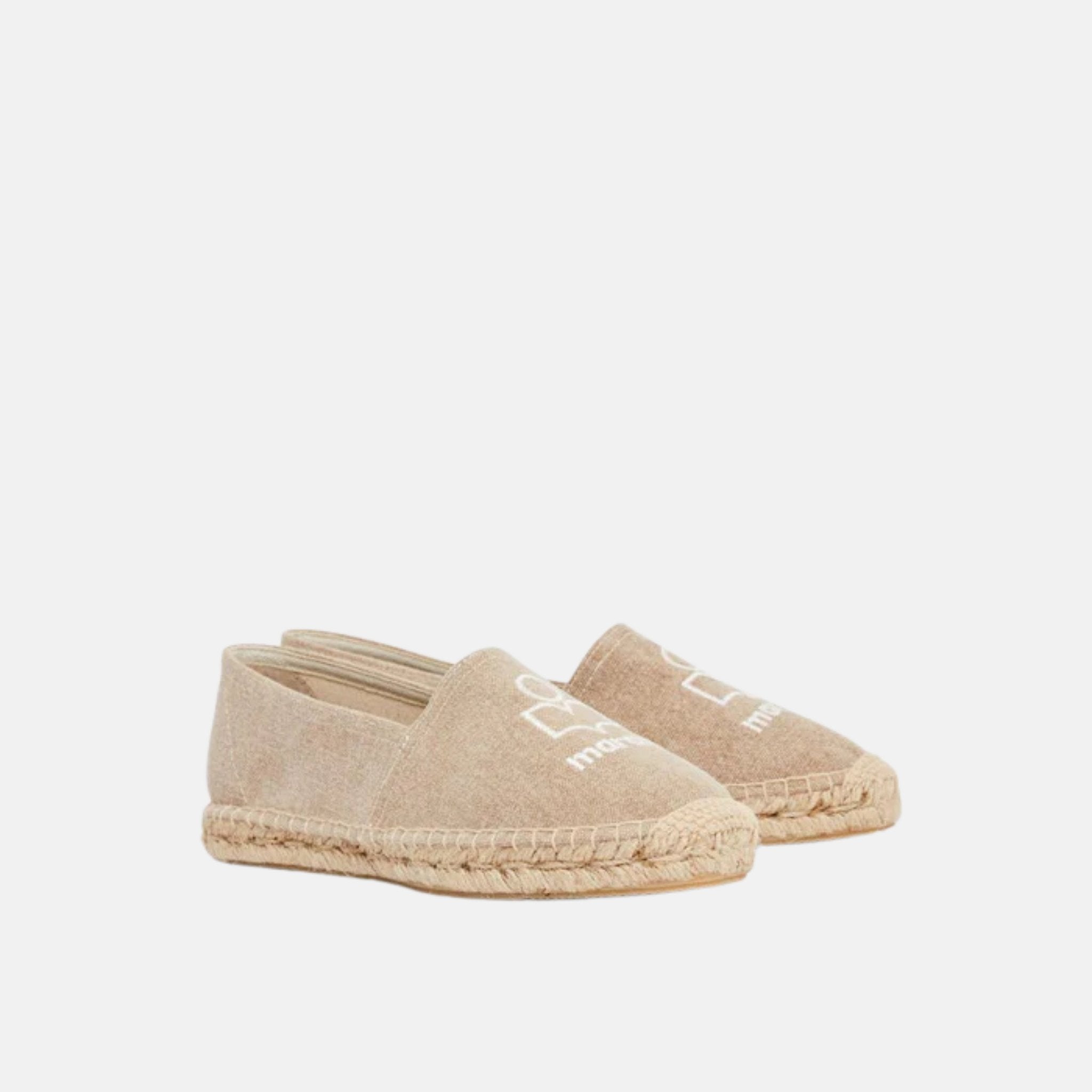 Isabel Marant Canae Canvas Espadrilles, Beige, Front