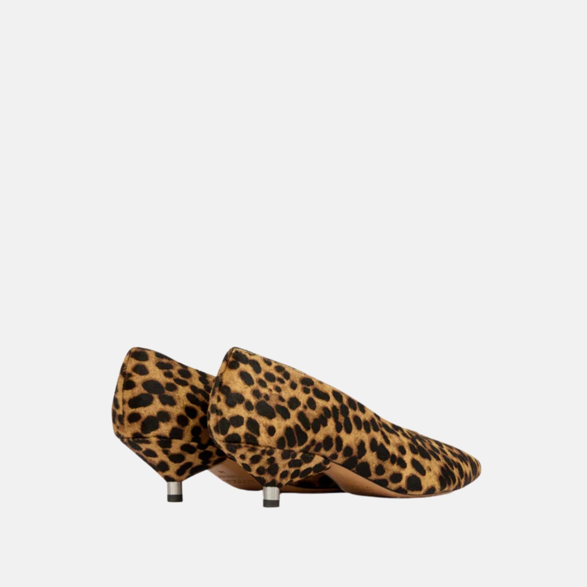 Isabel Marant Ebisa Printed Leather Pumps, Back